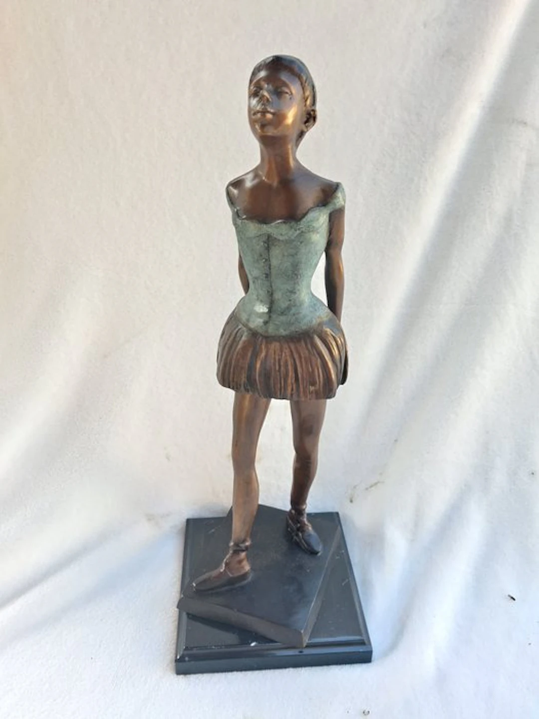 Naar Edgar Degas - Sculpture, Ballarina - 55 cm - Patinated bronze