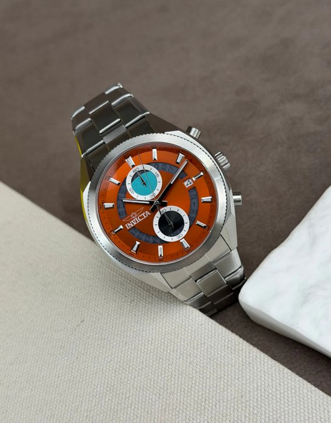 Invicta - Speedway Copper Chronograph Date - No reserve...