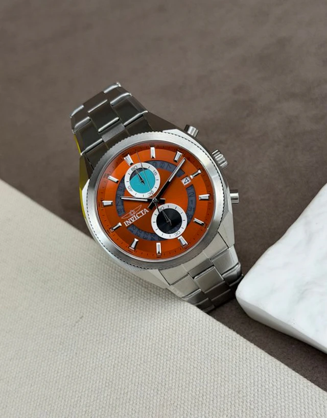 Invicta - Speedway Copper Chronograph Date - No reserve...