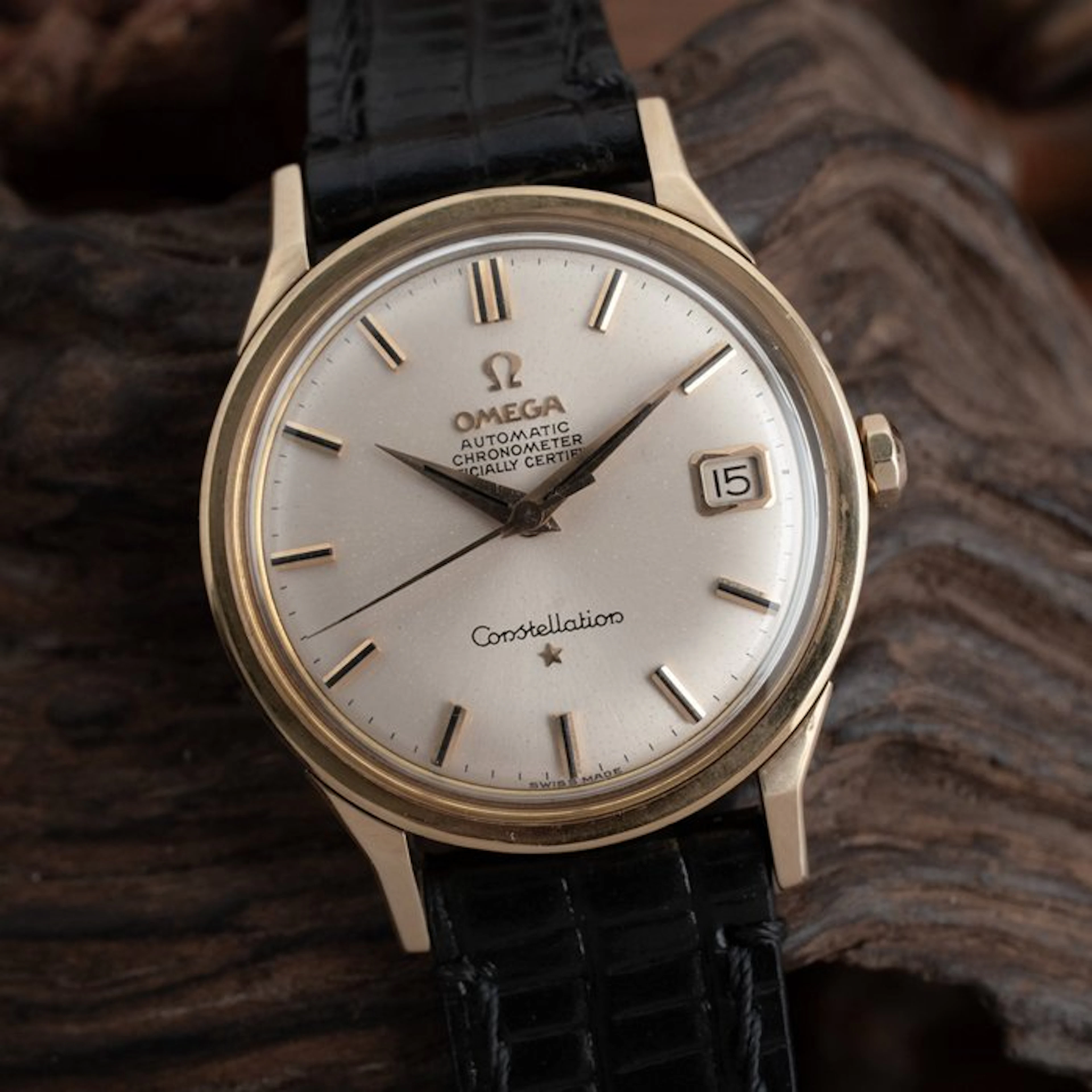 Omega - Constellation Chronometer '14k yellow gold' - 168.005/6 - Men - 1966