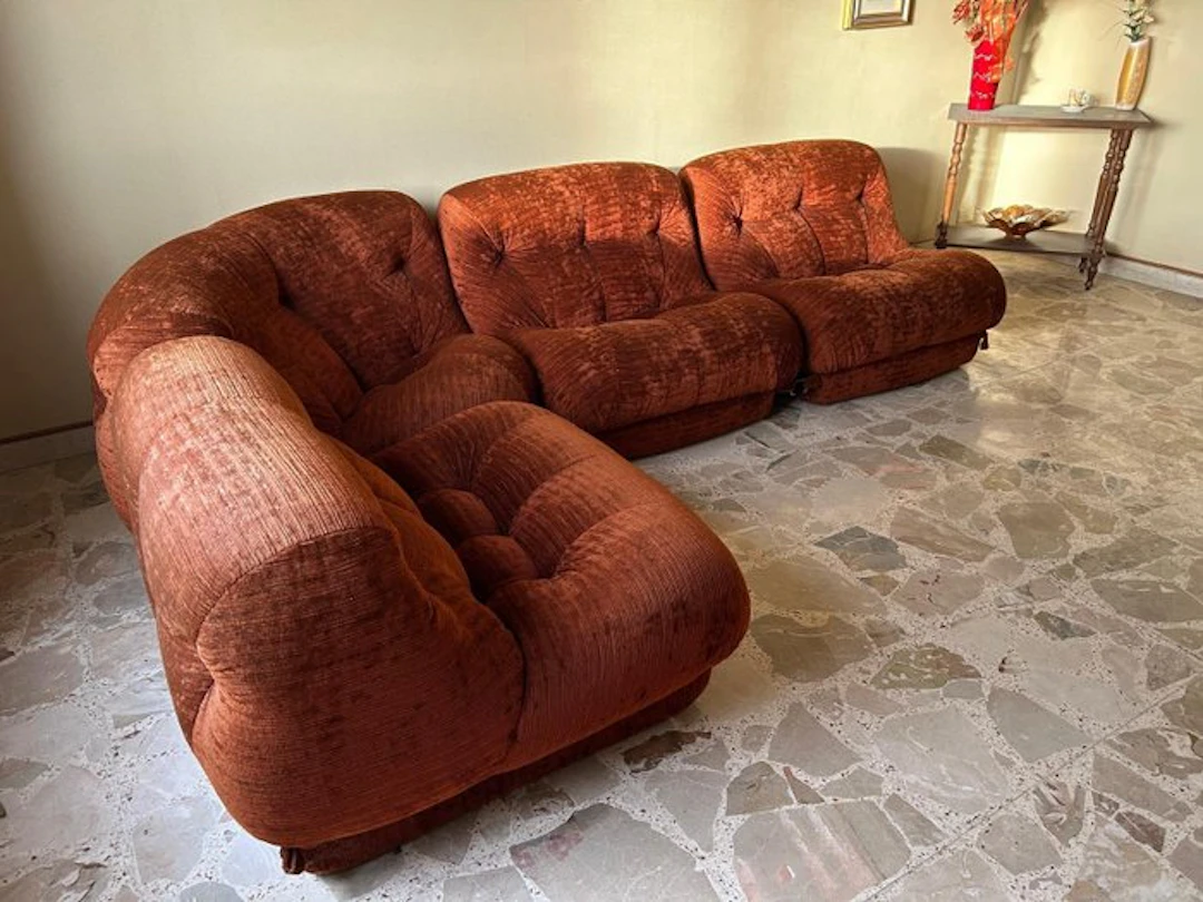 pado - Sofa - big cloud - Velvet - Nuvolone sofa by Tito A