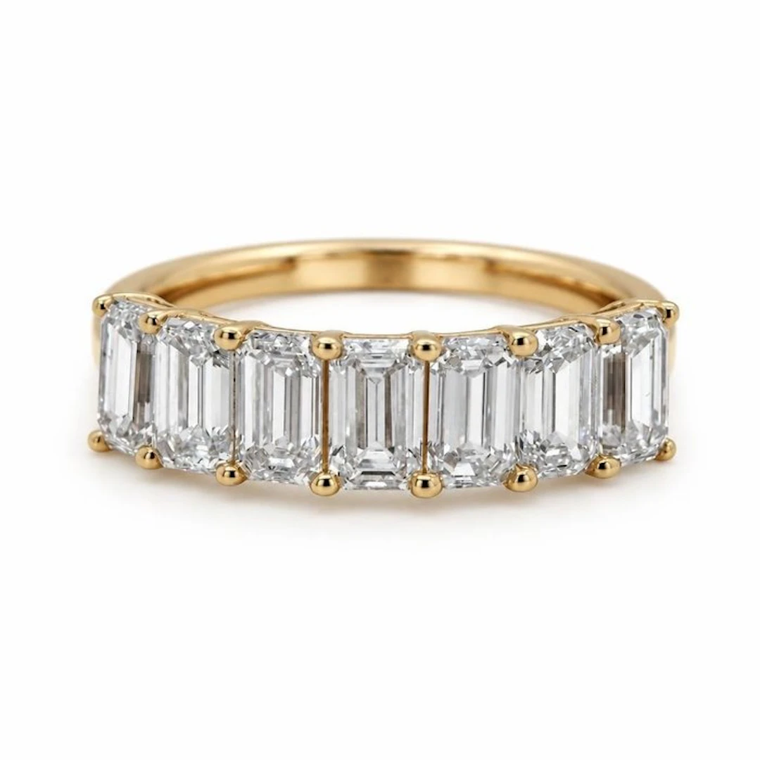 No reserve price - Ring - 14 kt. Yellow gold - 2.23ct. tw. Diamond (Lab-grown)