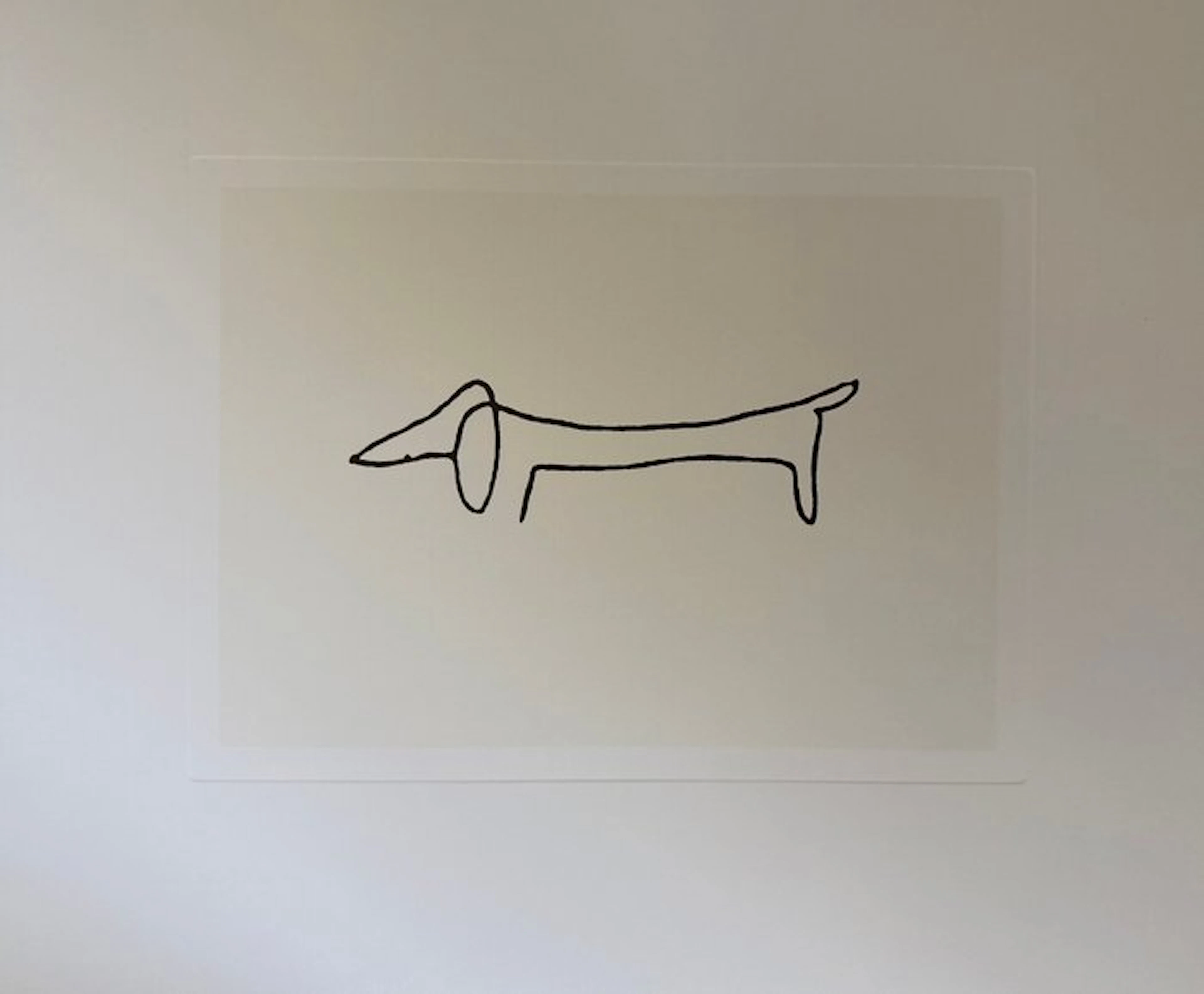 Pablo Picasso (1881-1973) - "Le Chien, 1907". - 60 x 50 cm.