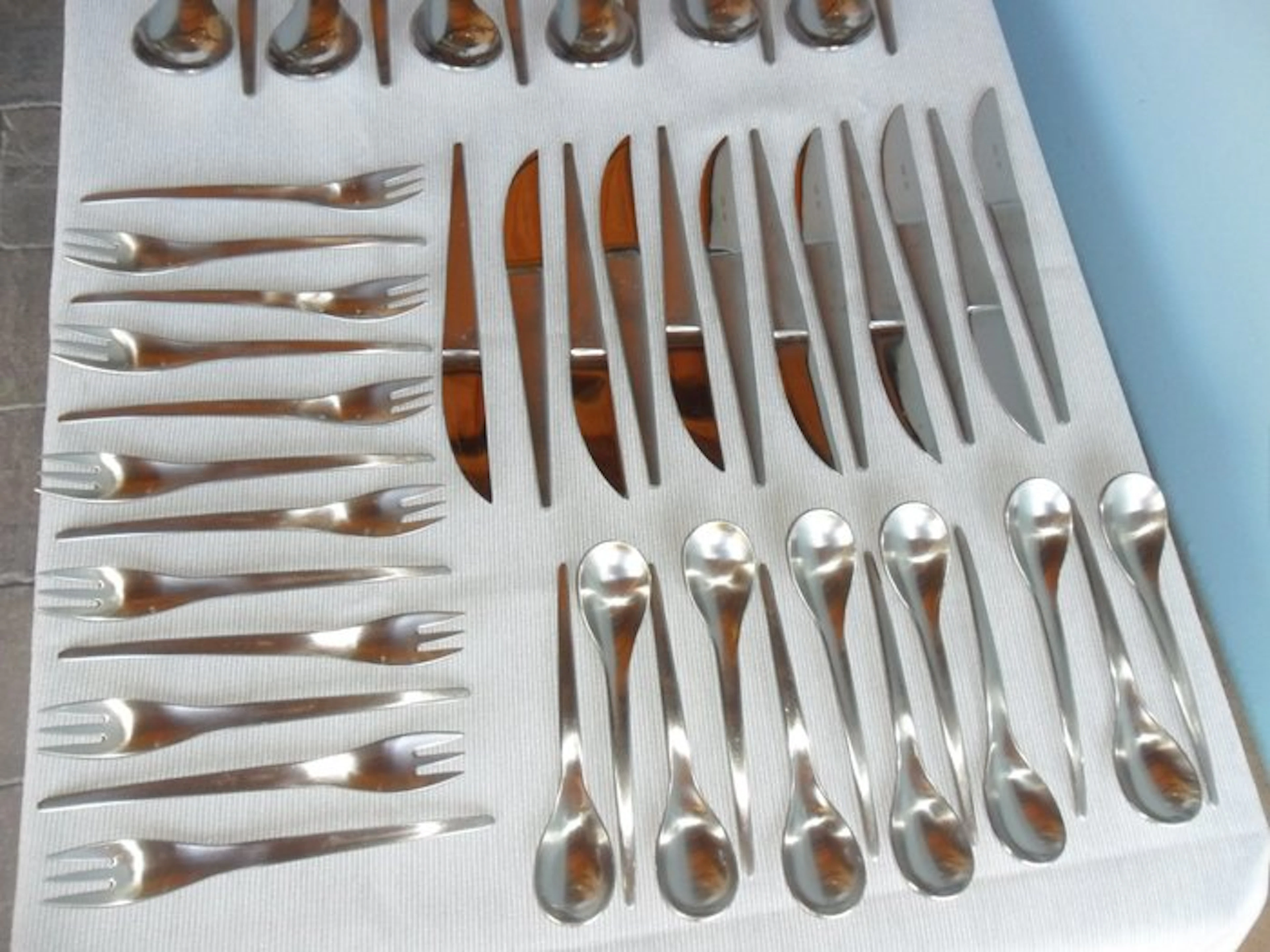 Guy Degrenne - Cutlery set for 12 (74) - Steel