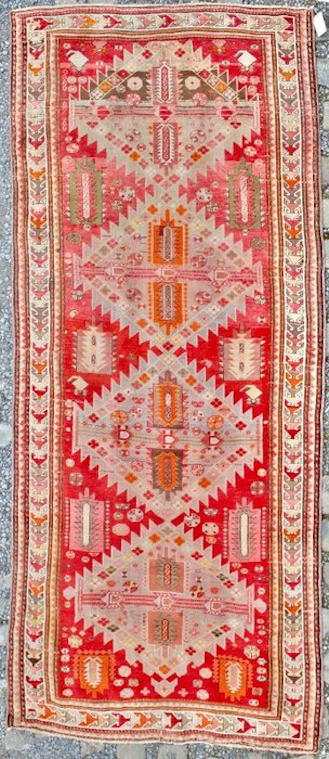 Kuba Schirwan - Carpet - 310 cm - 137 cm - Hexagon columns