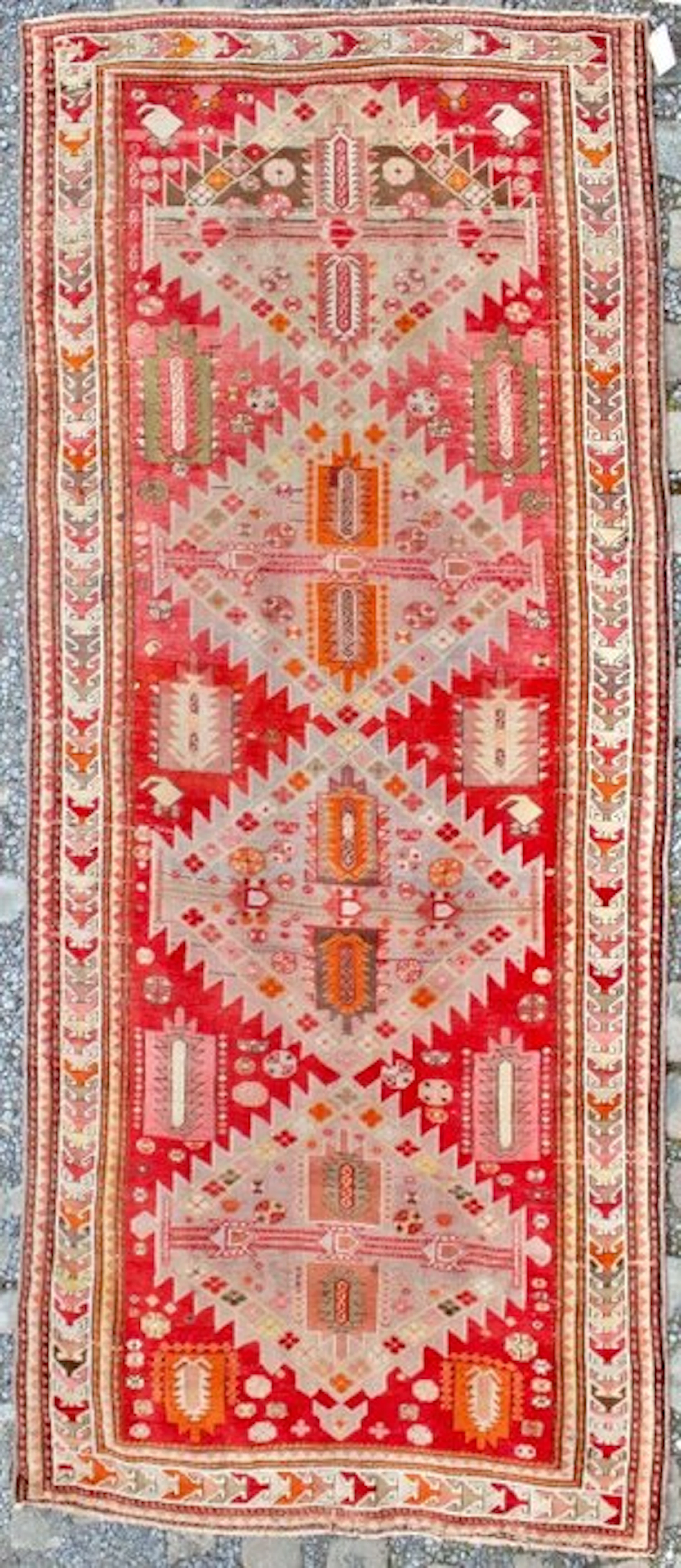 Kuba Schirwan - Carpet - 310 cm - 137 cm - Hexagon columns