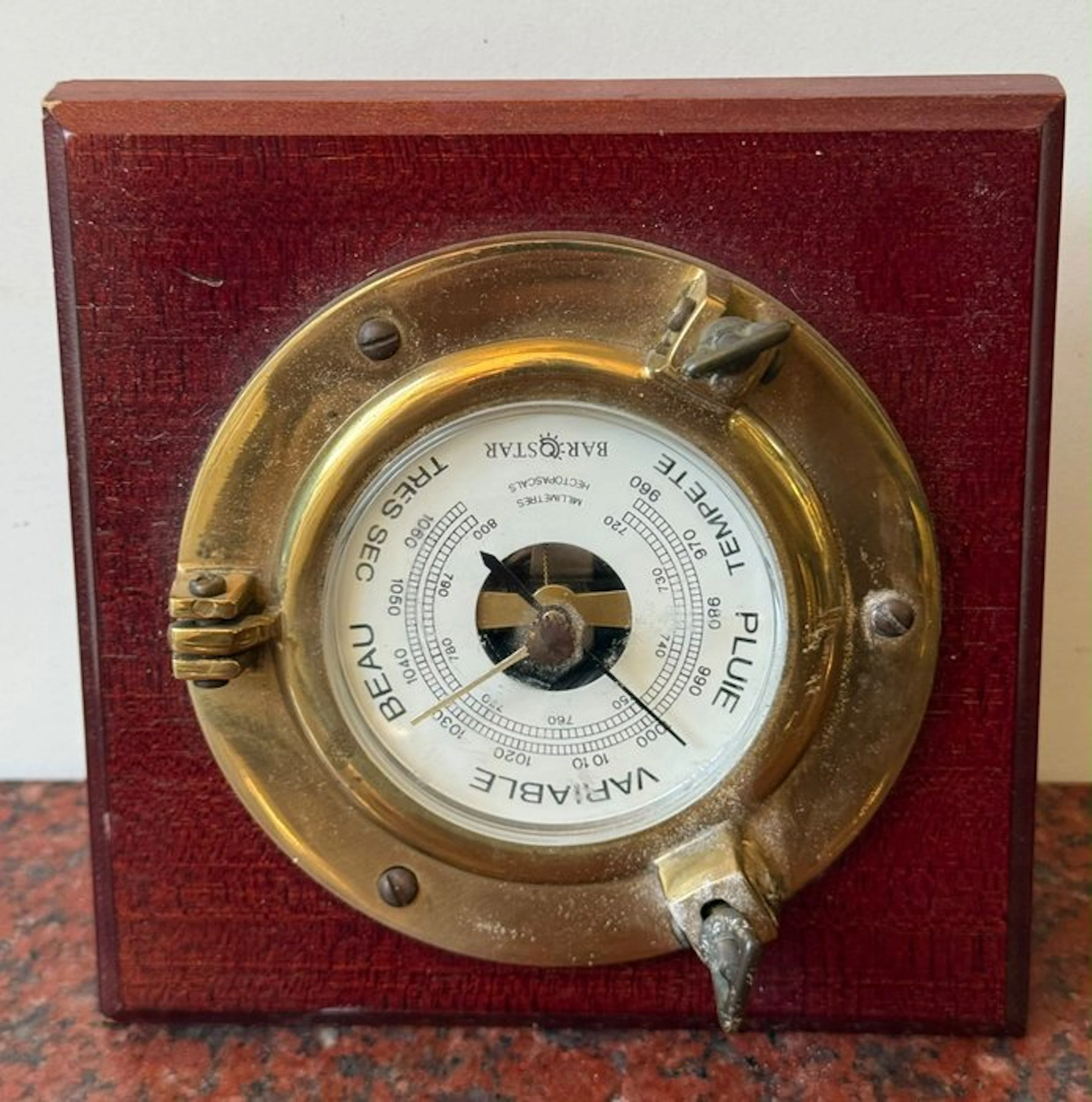 Barometer - Wood - Barostar – French aneroid