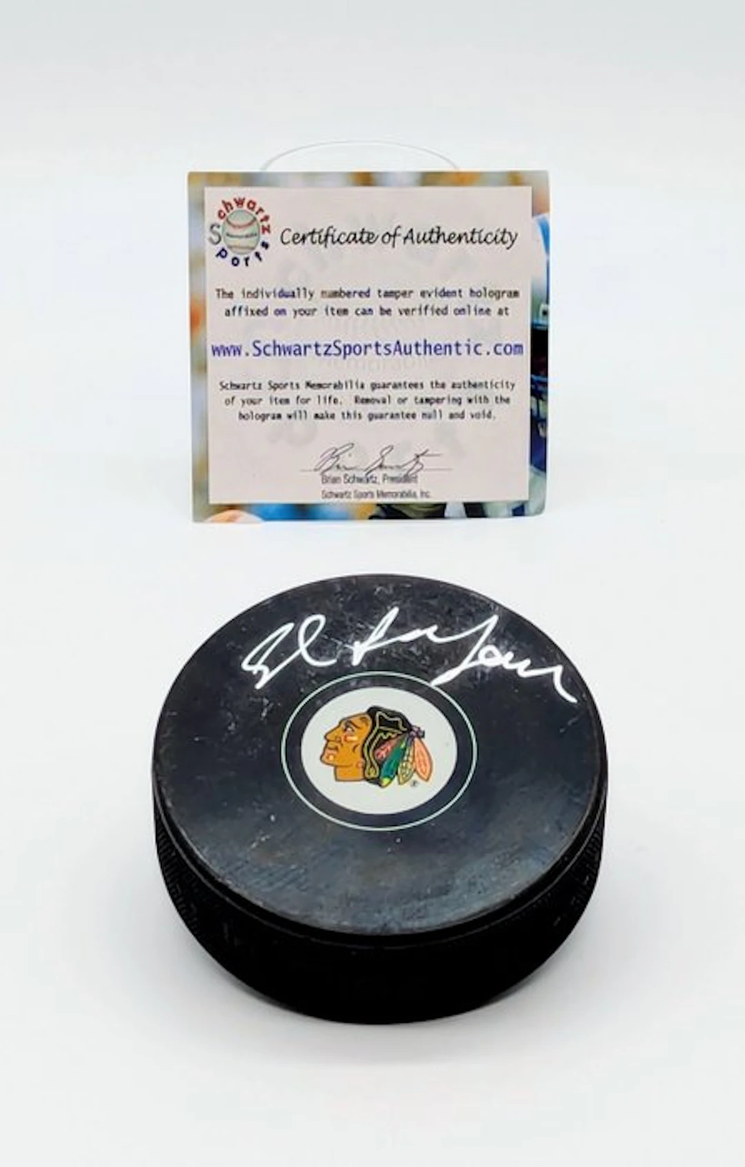 Chicago Blackhawks - Ed Belfour - Signed NHL Chicago...