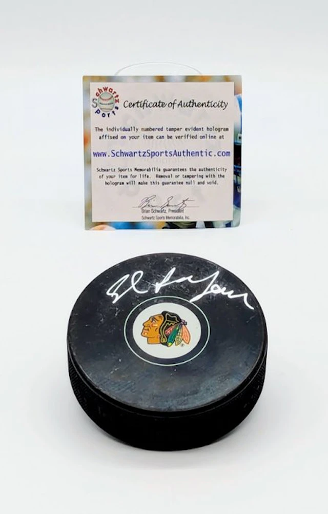 Chicago Blackhawks - Ed Belfour - Signed NHL Chicago...