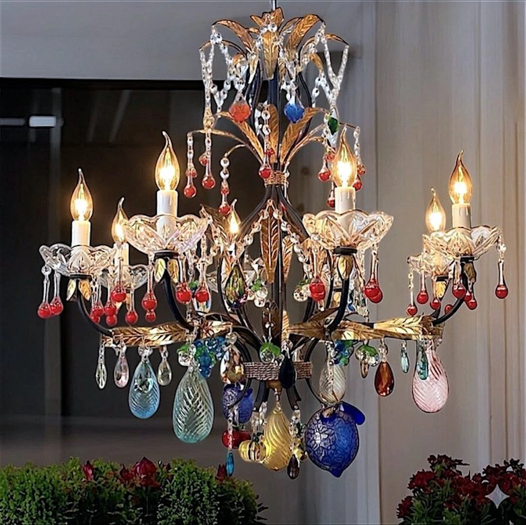 SLC Illumina - MG - Chandelier - Wrought iron - Model: Fruit of the Loom 8L