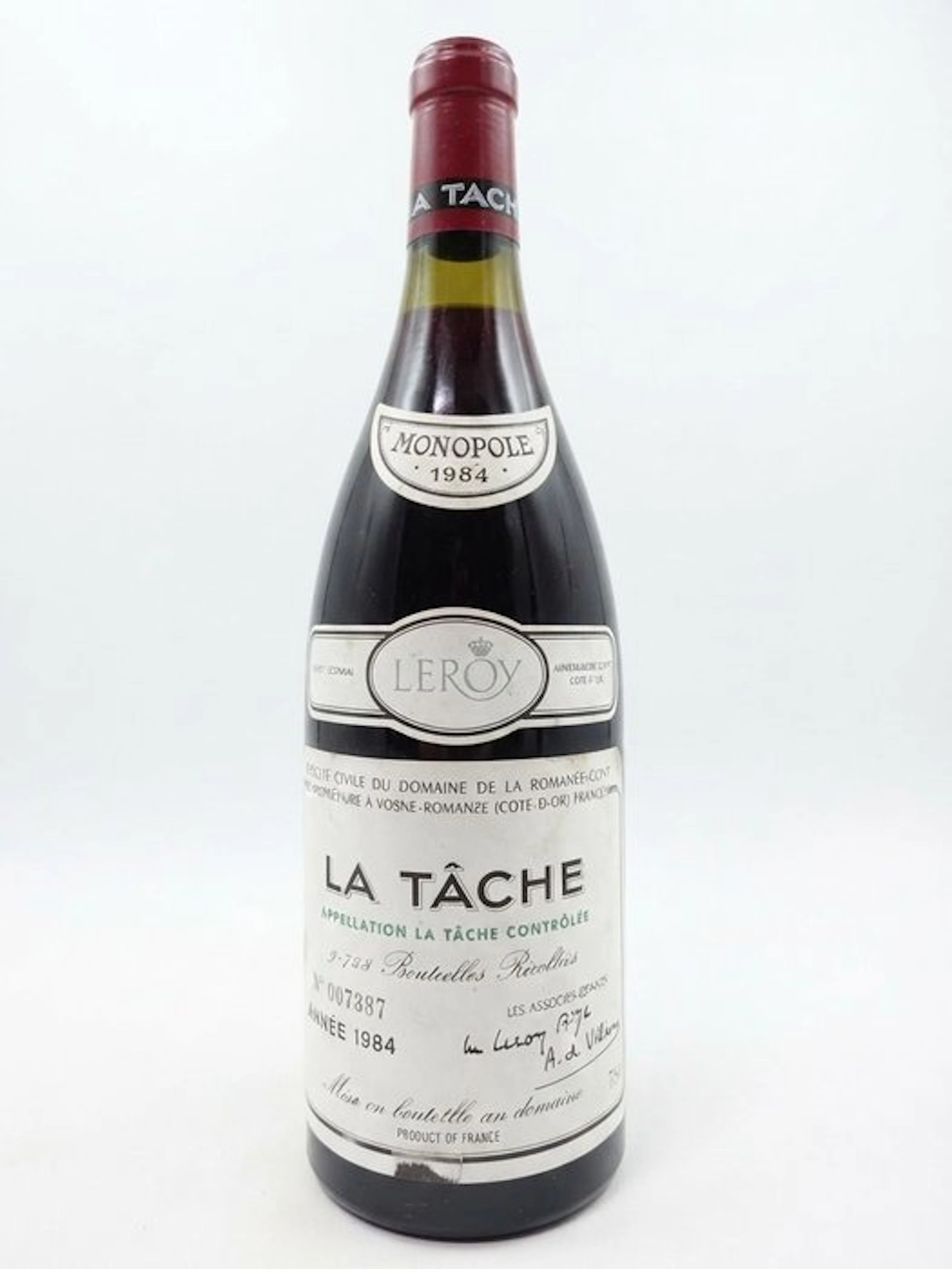 1984 Domaine de la Romanée-Conti - La Tâche Grand Cru - 1 Bottle (0.75L)