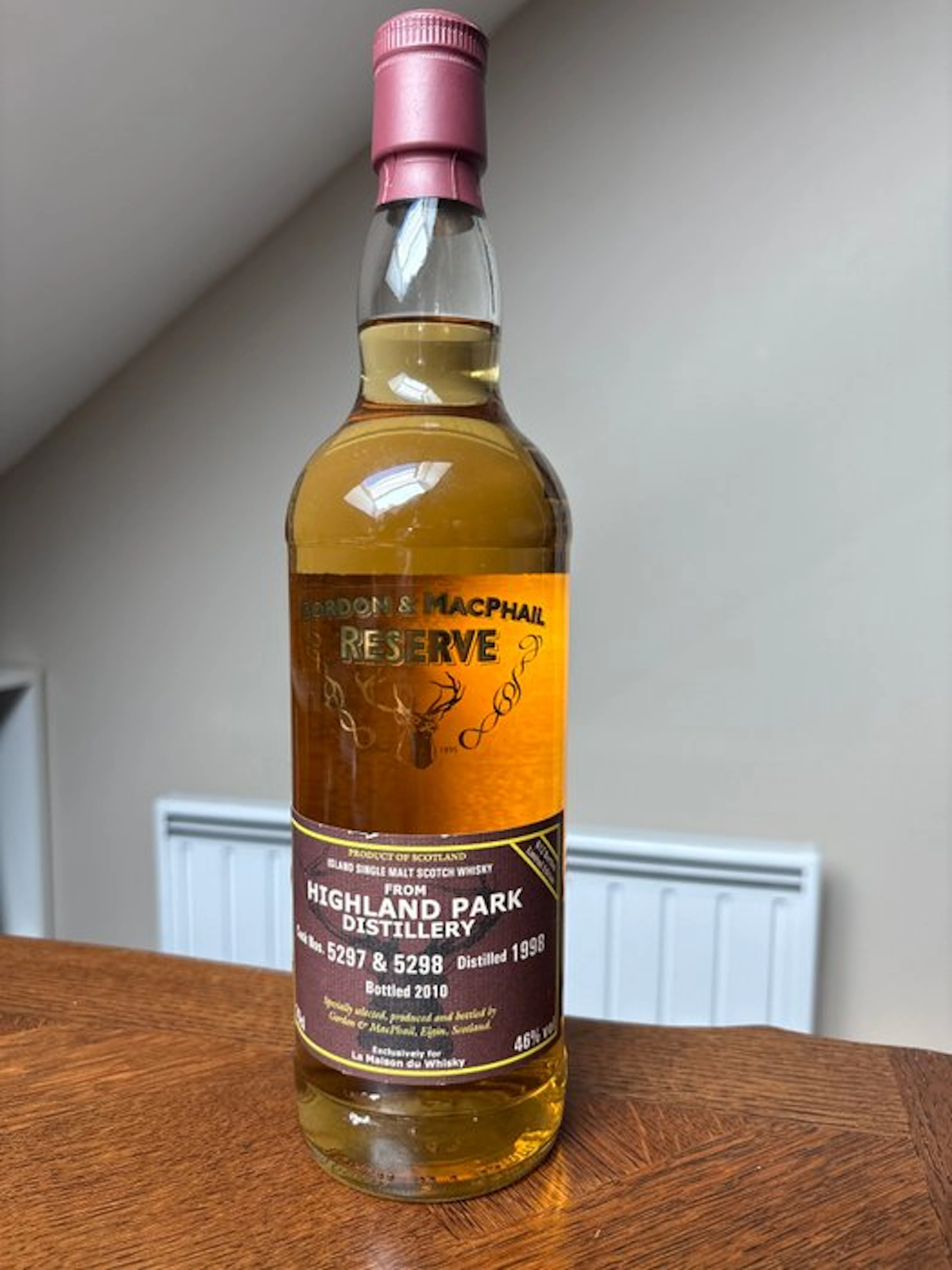 Highland Park 1998 Reserve - Gordon & MacPhail - b. 2010 - 70cl