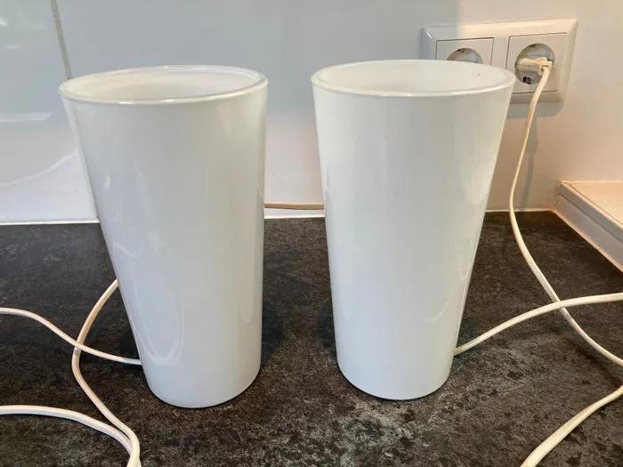 IKEA - Lamp (2) - Opaline glass - IKEA lamp GAVIK Vintage
