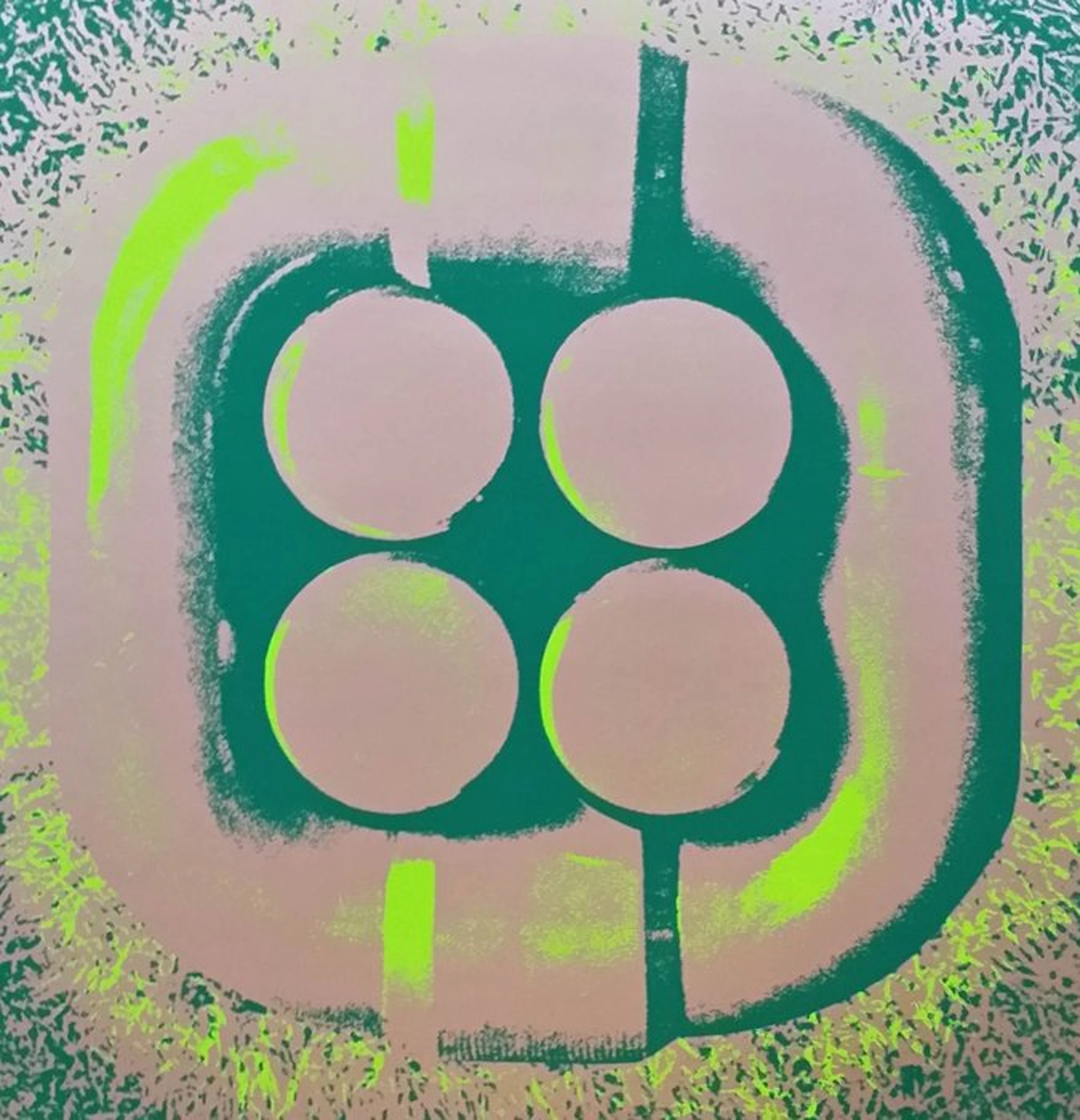 Friedrich Gräsel (1927-2013) - Composition in Green
