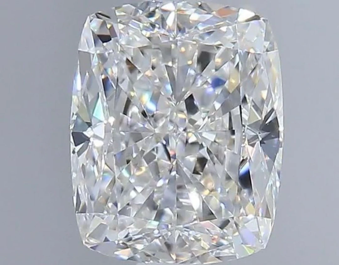 1 pcs Diamond (Natural) - 1.00 ct - Cushion - E - VS1...