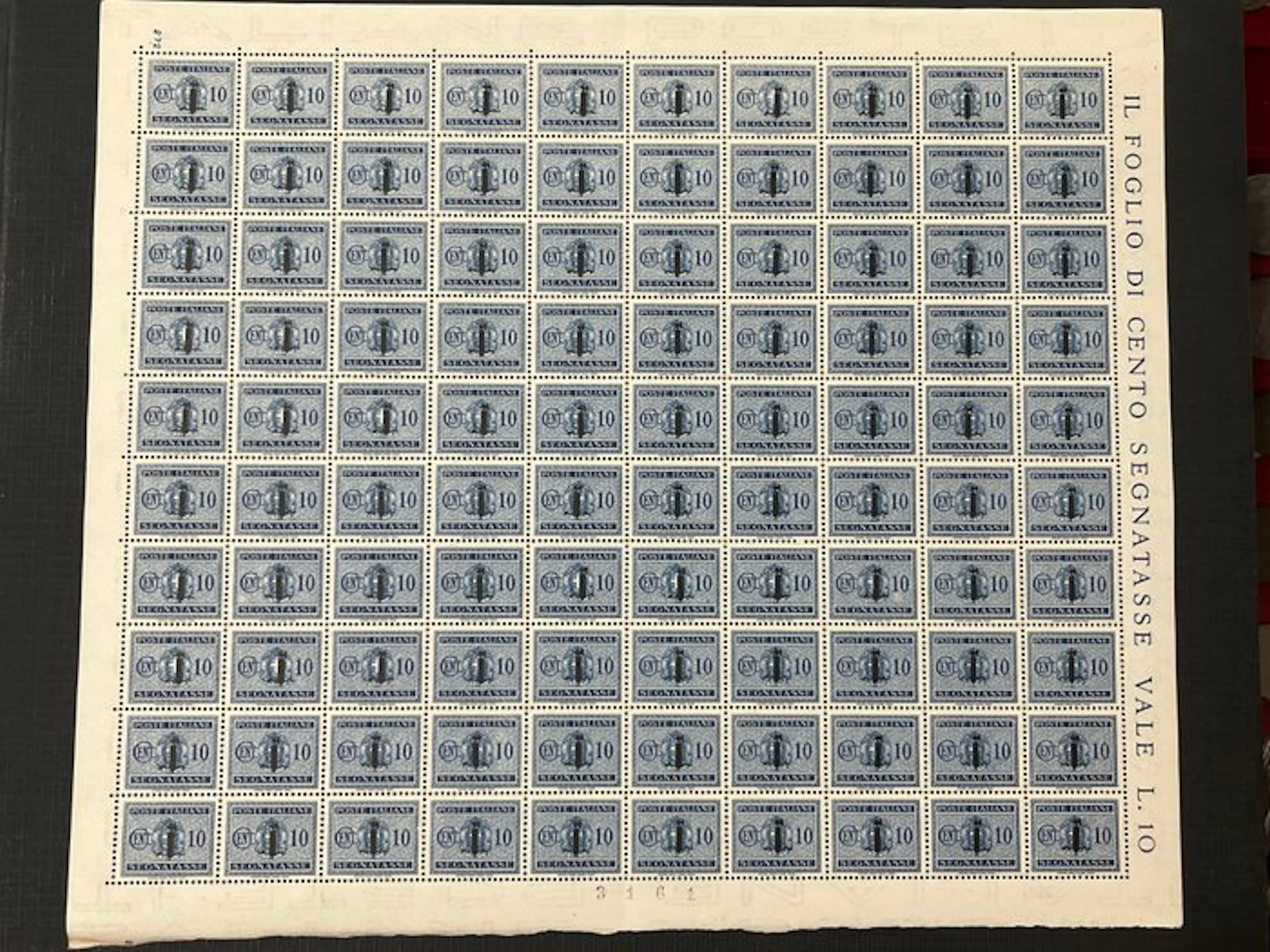 Italy 1944 - RSI revenue stamps
