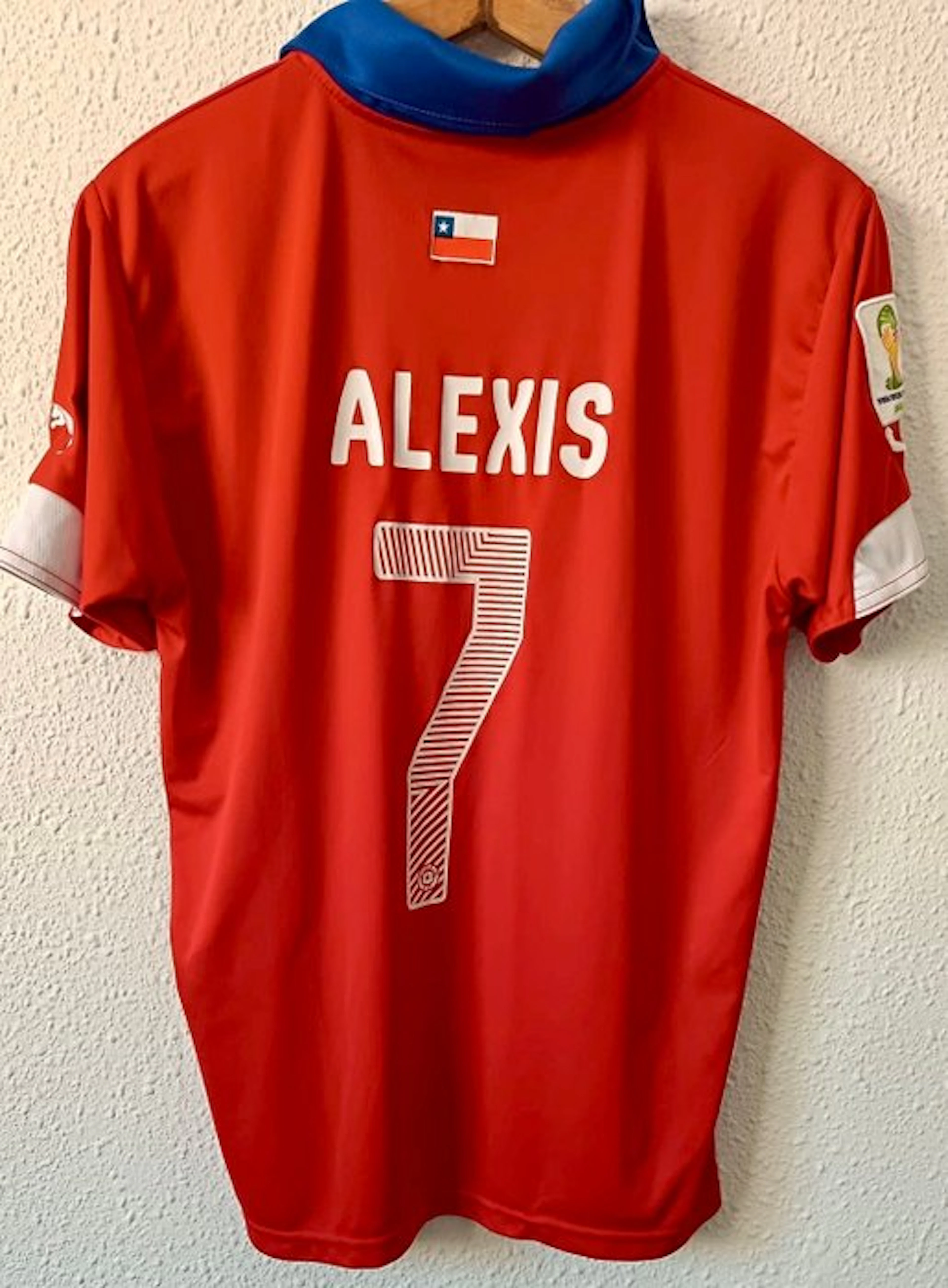 Chile - Brazil 2014 World Cup - Alexis Sánchez - 2014 - Football shirt