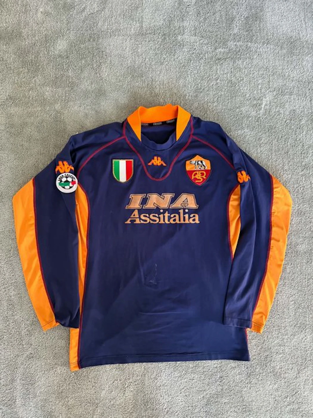 AS Roma - Italian Football League - Antonio Cassano - 2001 - Team wear