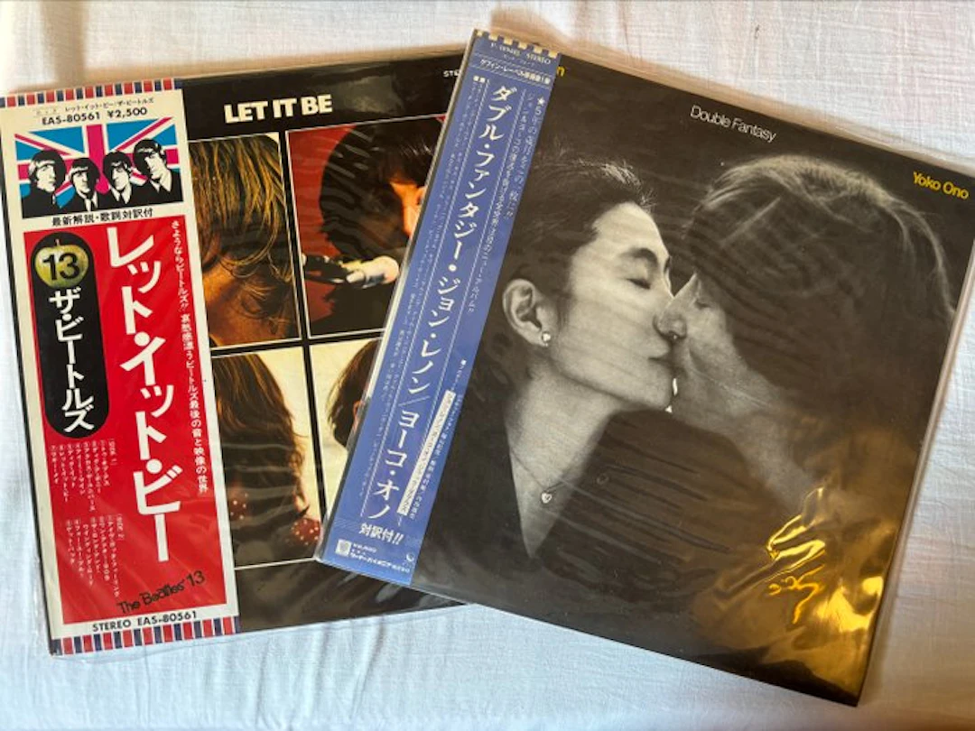 Beatles, John Lennon - 2 x Japanese albums - Let it be /...