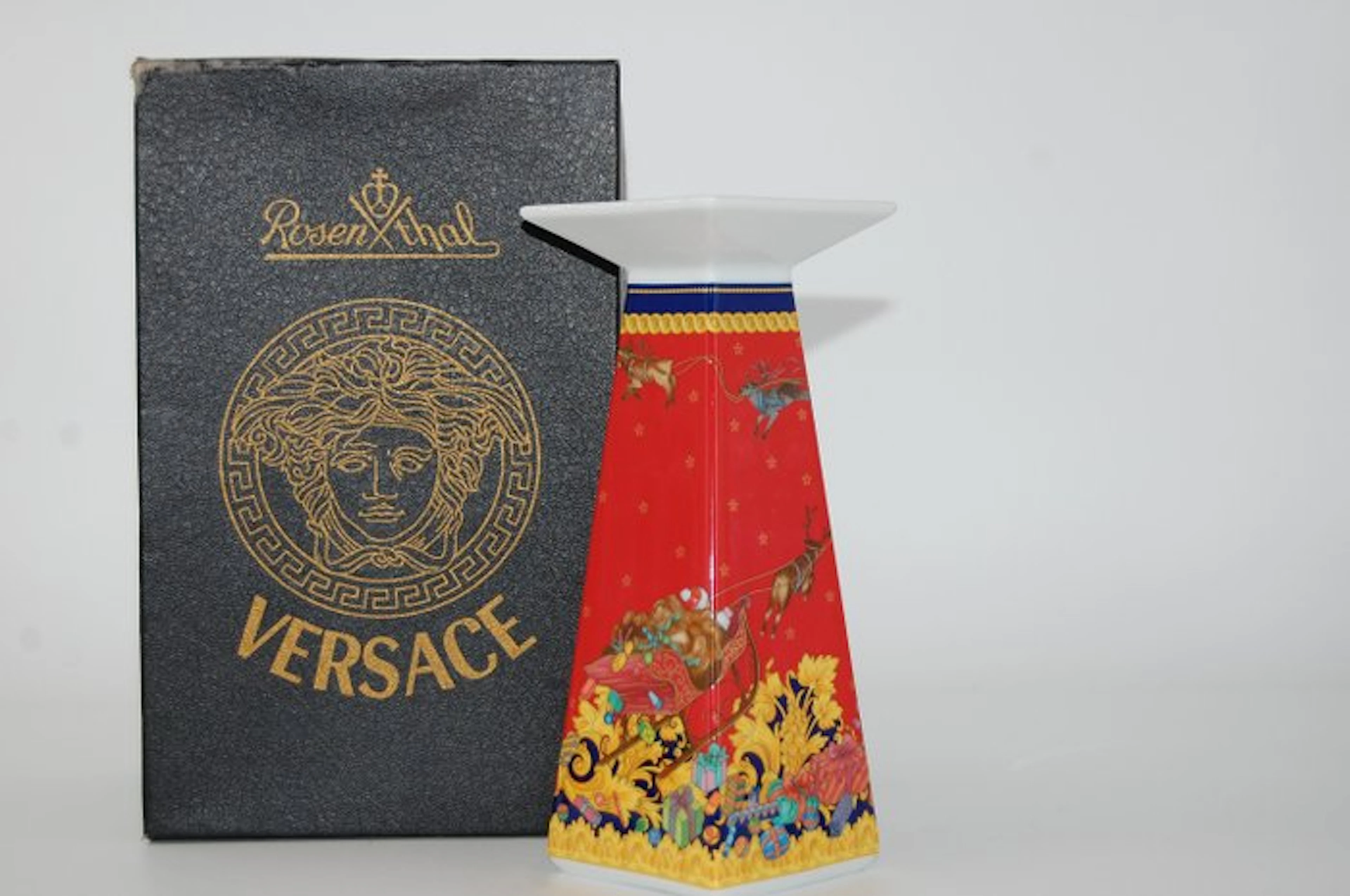 Rosenthal - Versace - Candleholder - Porcelain - Christmas Glory 2004