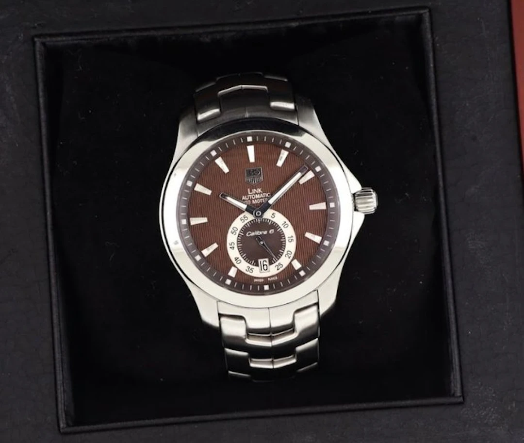 TAG Heuer - TAG Heuer Link Calibre 6 Brown - No reserve...