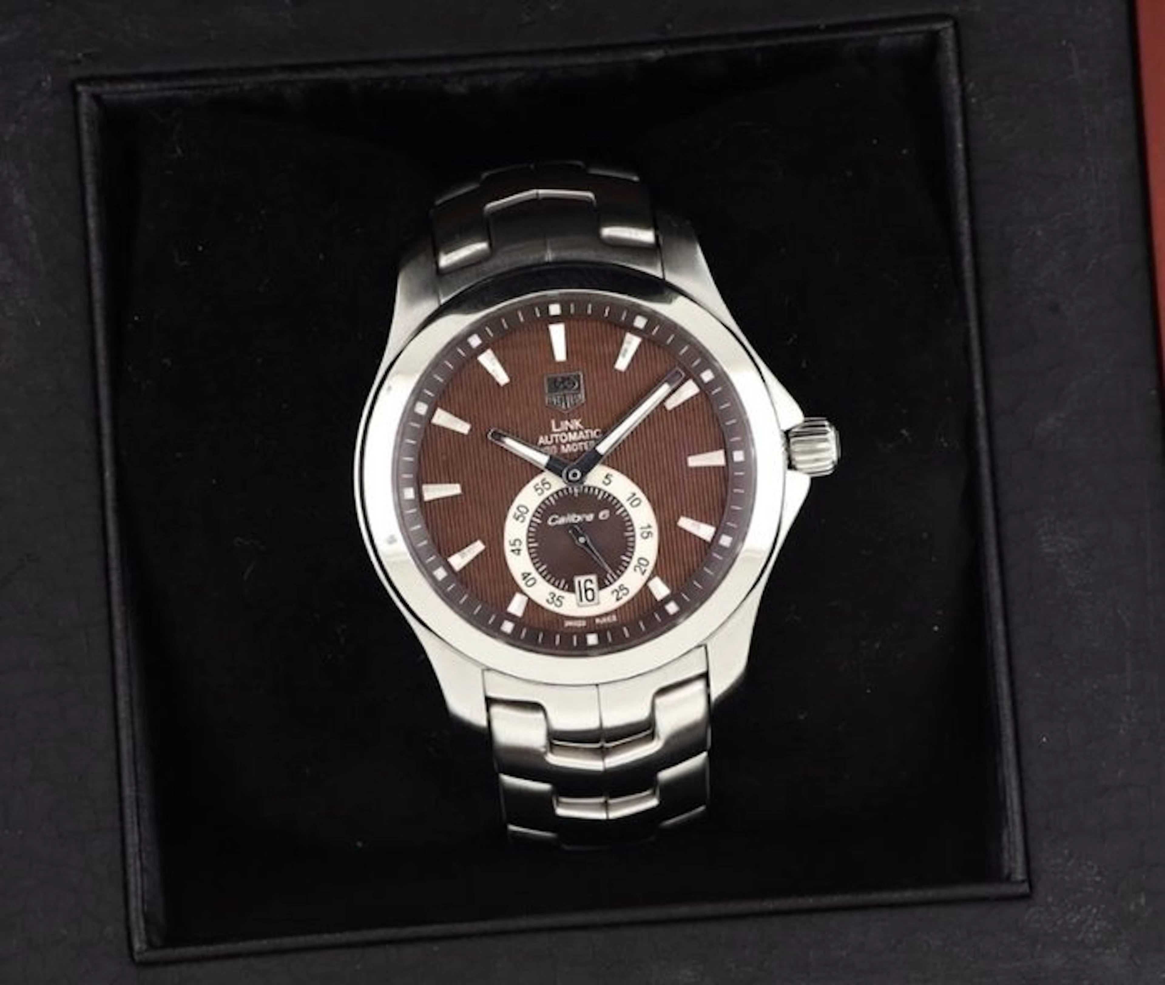 TAG Heuer - TAG Heuer Link Calibre 6 Brown - No reserve...