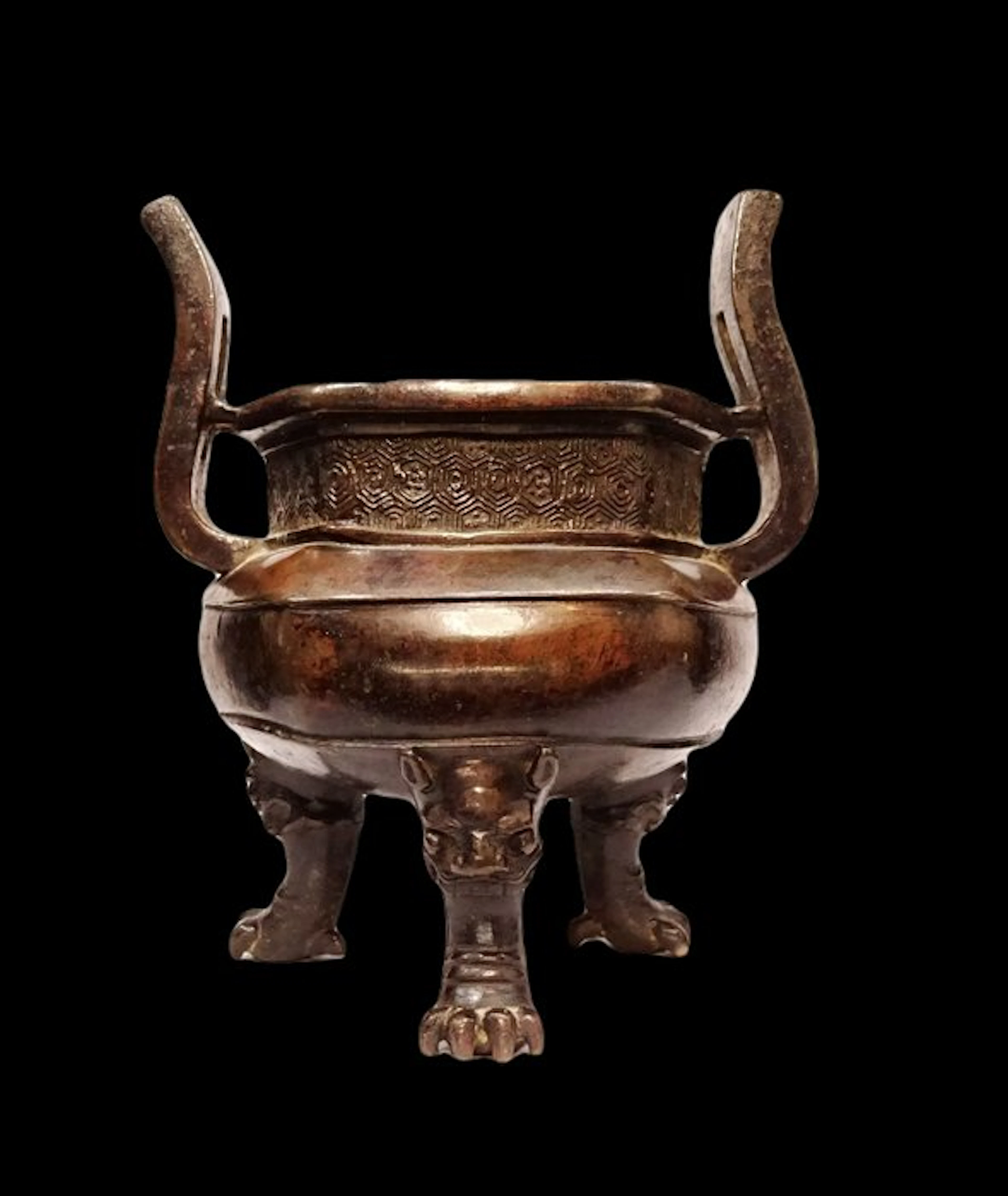 Ancient Chinese - Bronze incense burner - Ming...