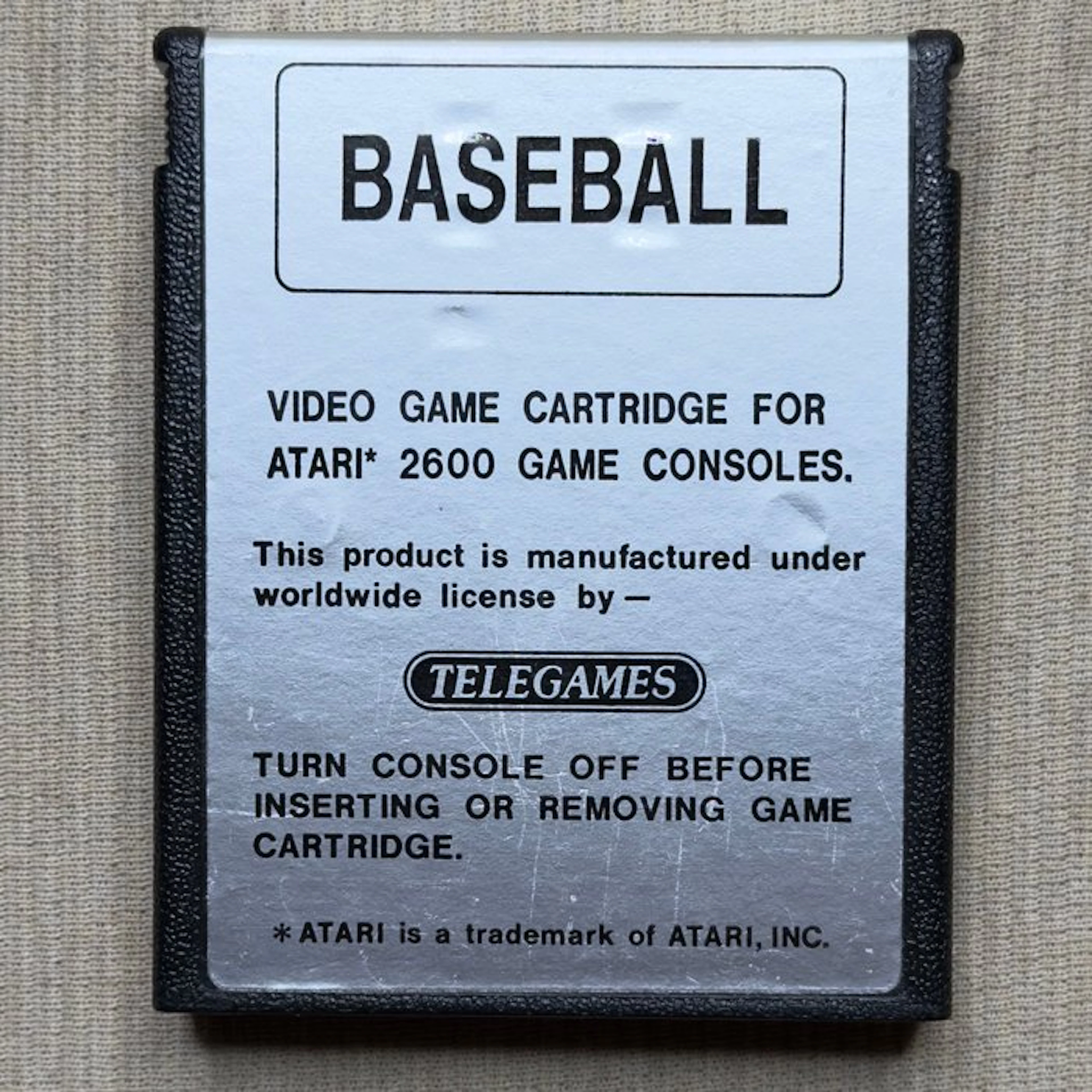 Atari - 2600 VCS - BASEBALL - Video game - Without original box