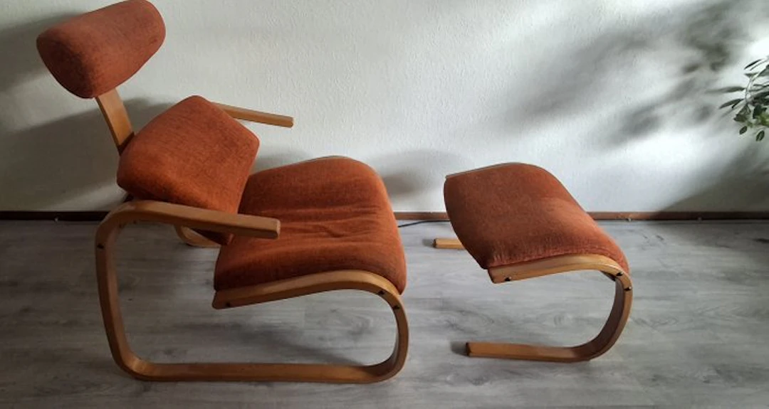 Stokke - Peter Opsvik - Lounge chair - Wood, Textile