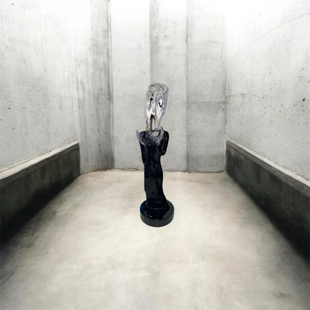 Sculpture, Munch - 30 cm - Glass