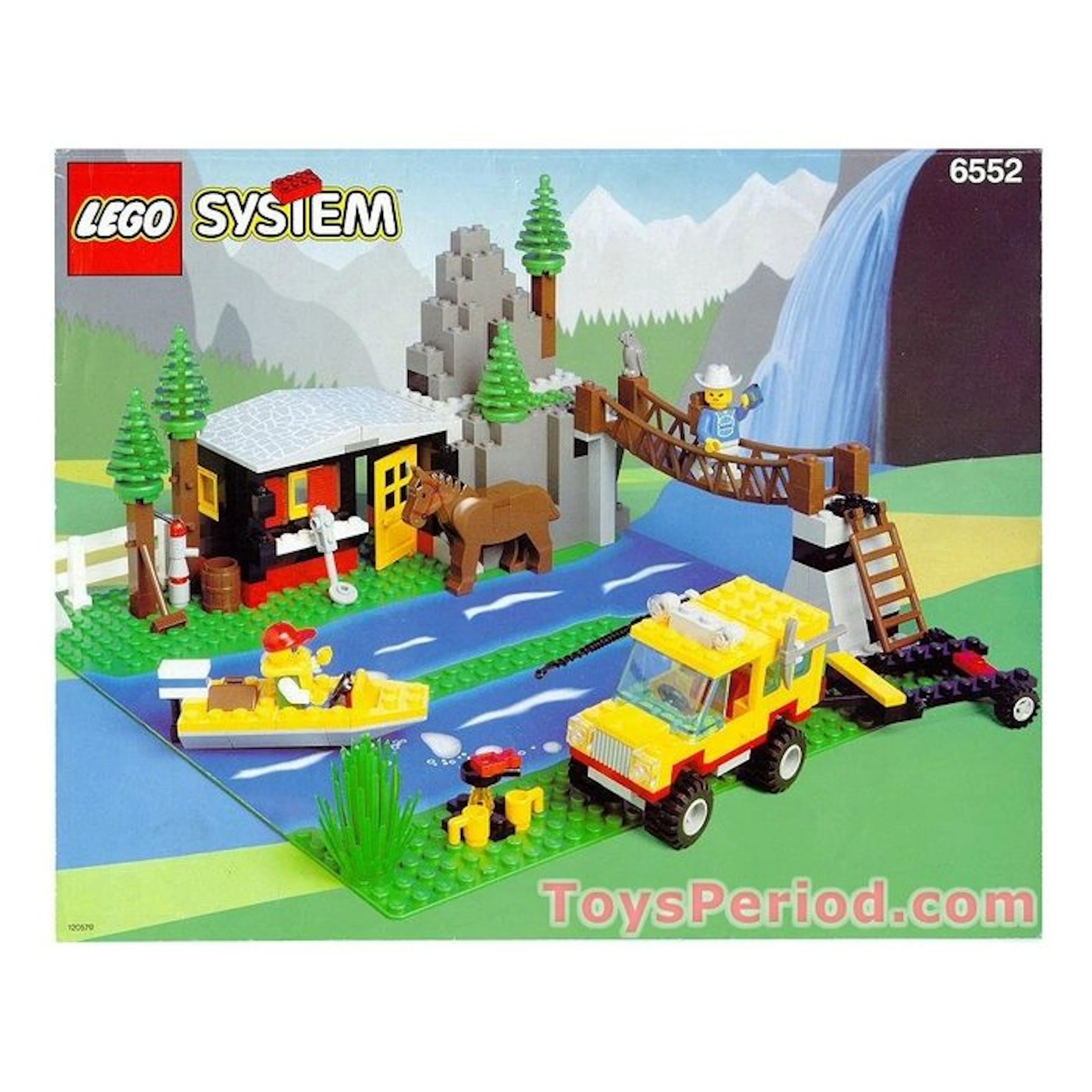 LEGO Set - 6552 - City - **LEGO Town – 6552 Rocky River...