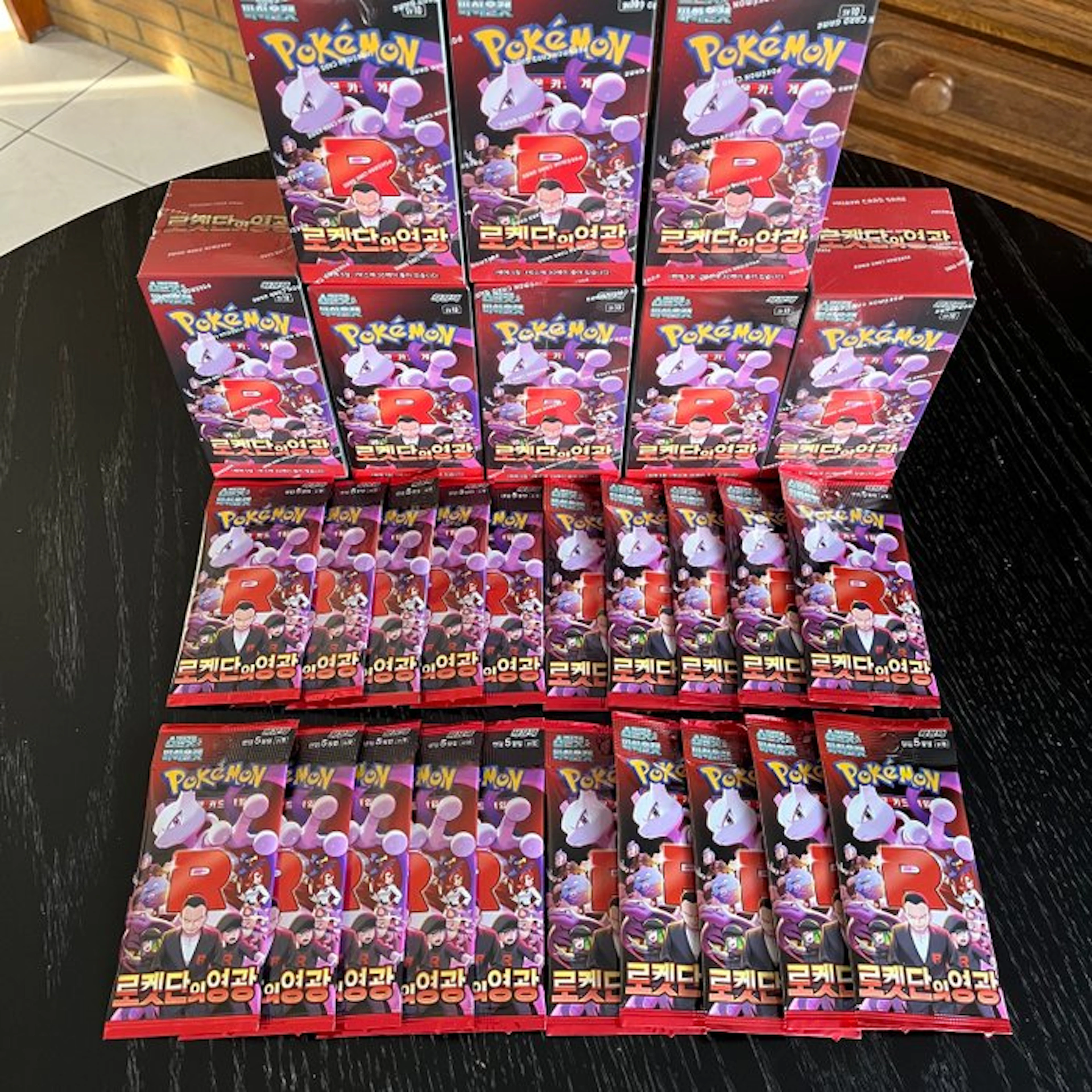 30 Booster pack THE GLORY OF TEAM ROCKET - SV10 - FACTORY SEALED - UNWEIGHED