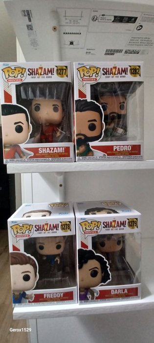 Funko - Funko Pop Shazam!; Pedro; Freddy; Darla - 2010-2020