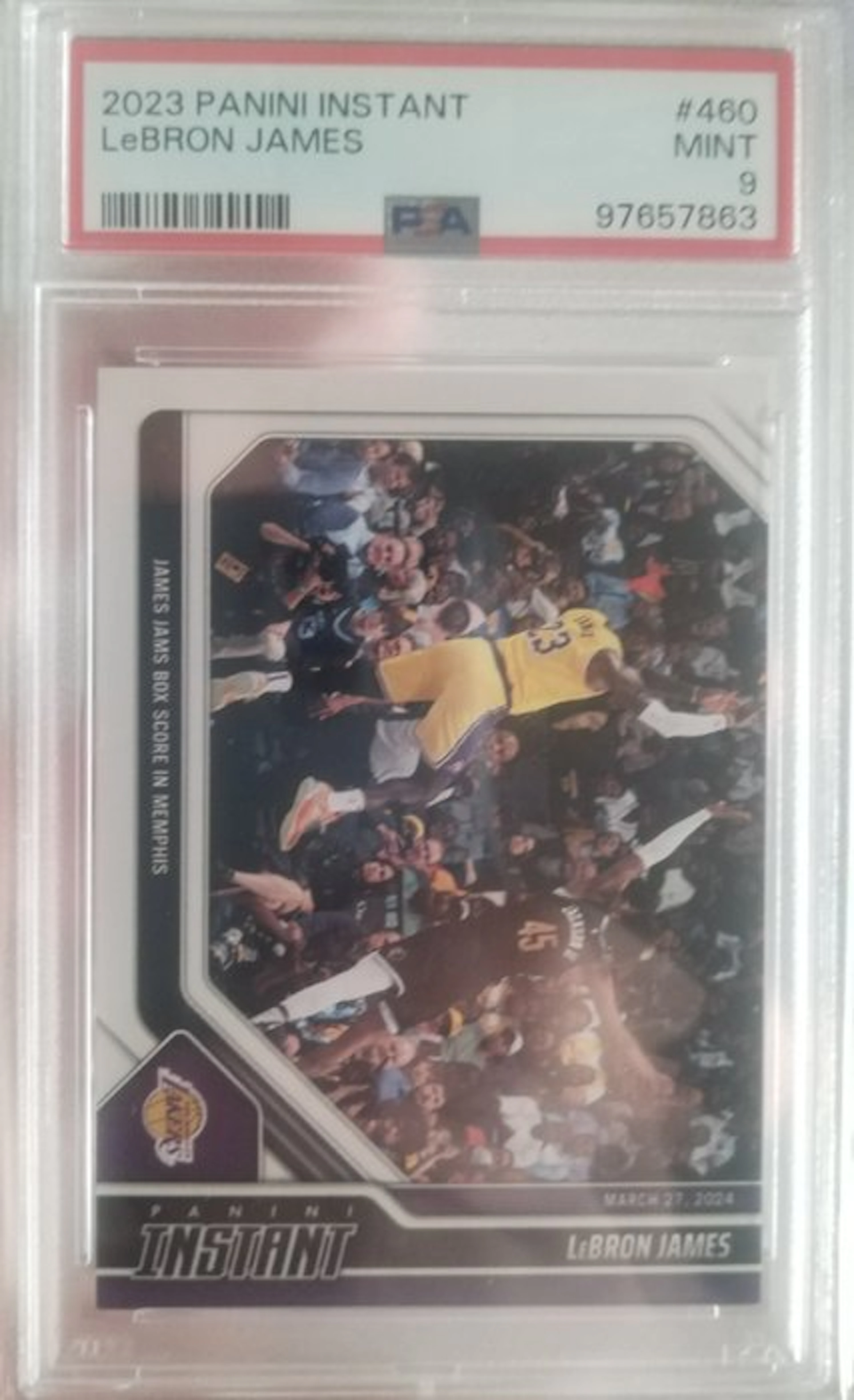 2023/24 Panini Panini Instant LeBron James #460...