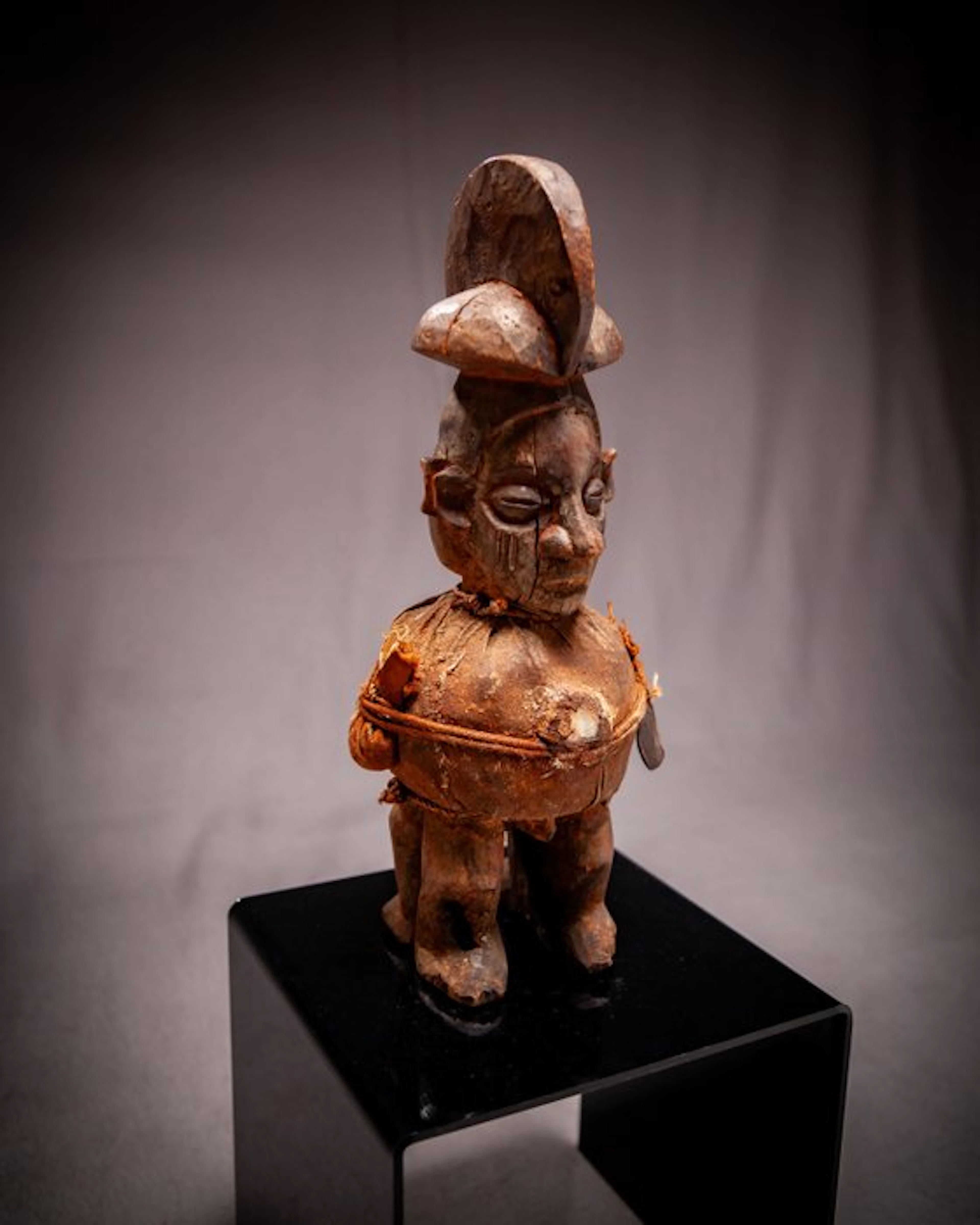 Janus-Headed Power Figure - Butti - Teke - DR Congo (No reserve price)