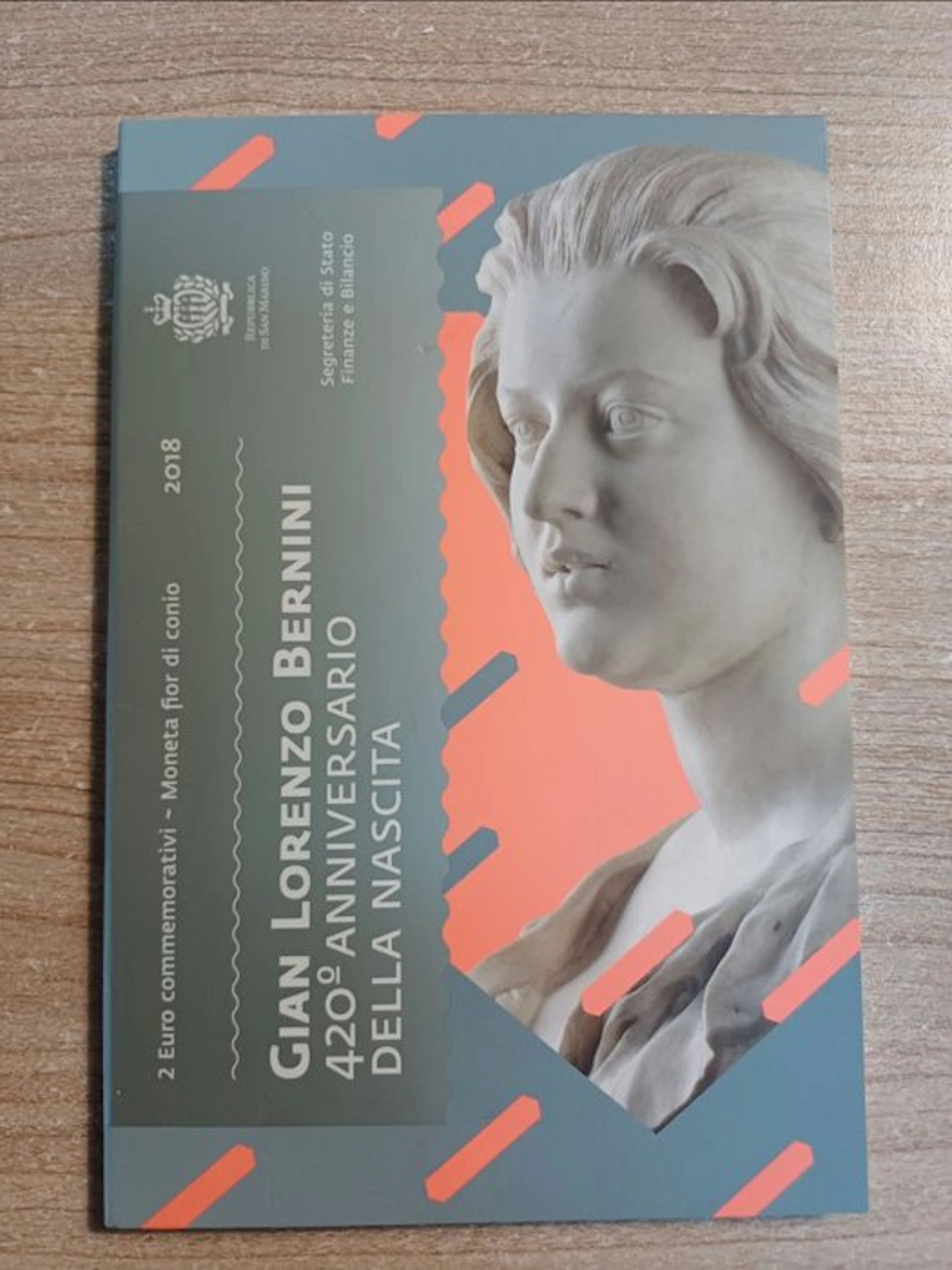 San Marino. 2 Euro 2018 "Bernini" (No reserve price)