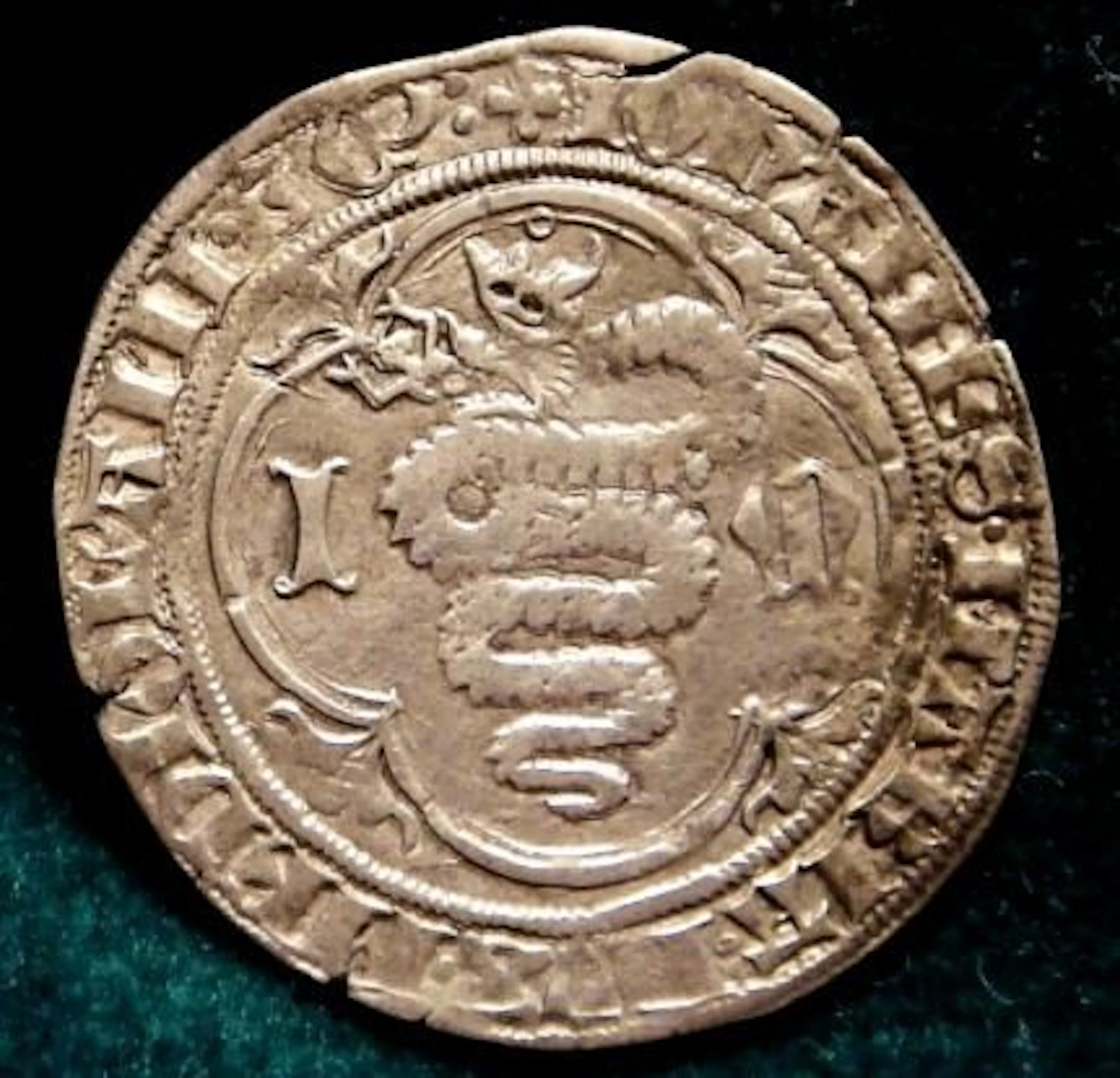 Milano Giovanni Maria Visconti (1402-1412). Grosso o Pegione Variante - R2