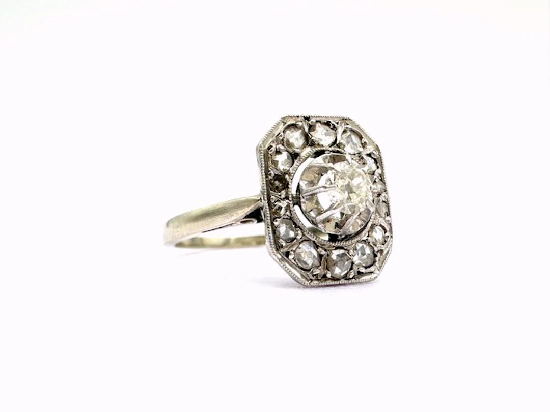 No reserve price - Ring - 18 kt
