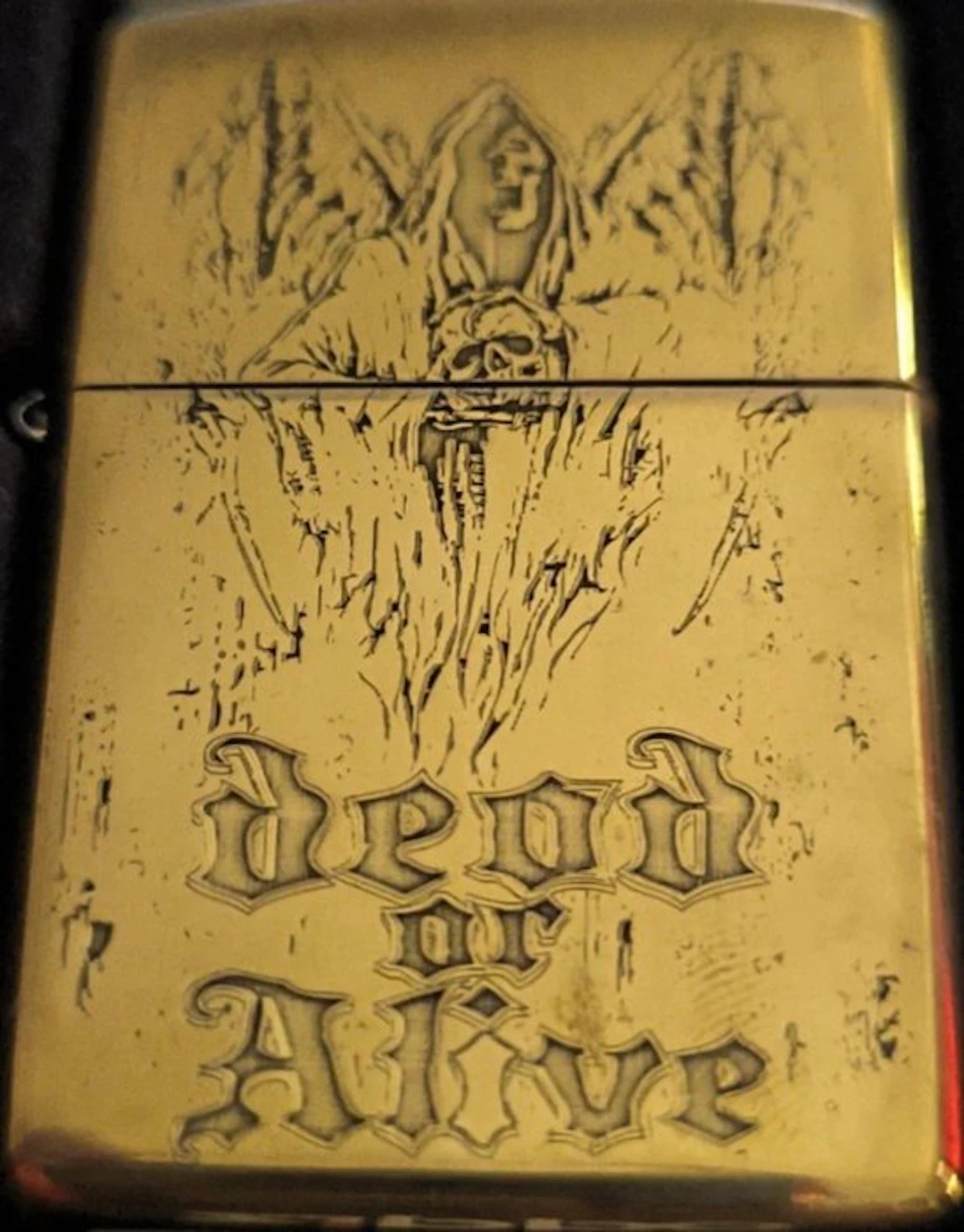 Zippo - Lighter - Brass, Gold-plated