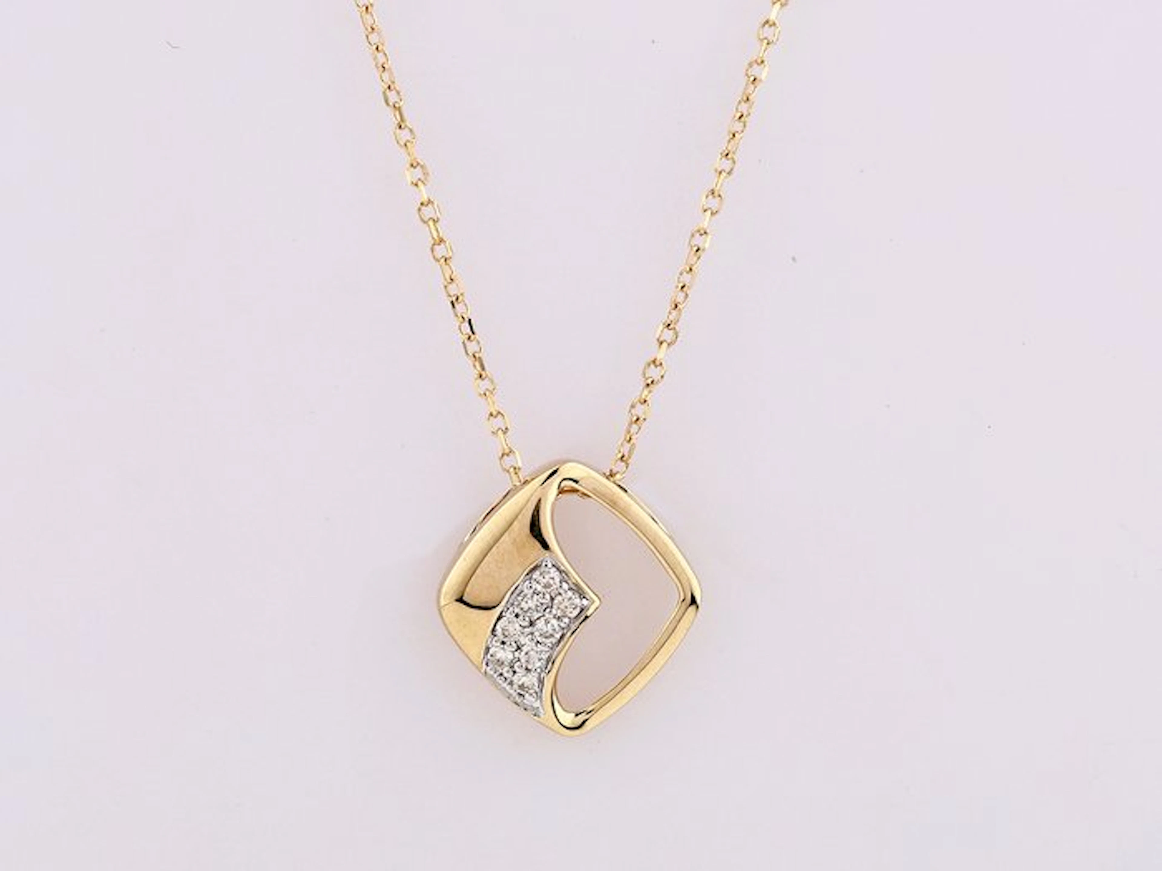 No reserve price - Necklace with pendant - 14 kt
