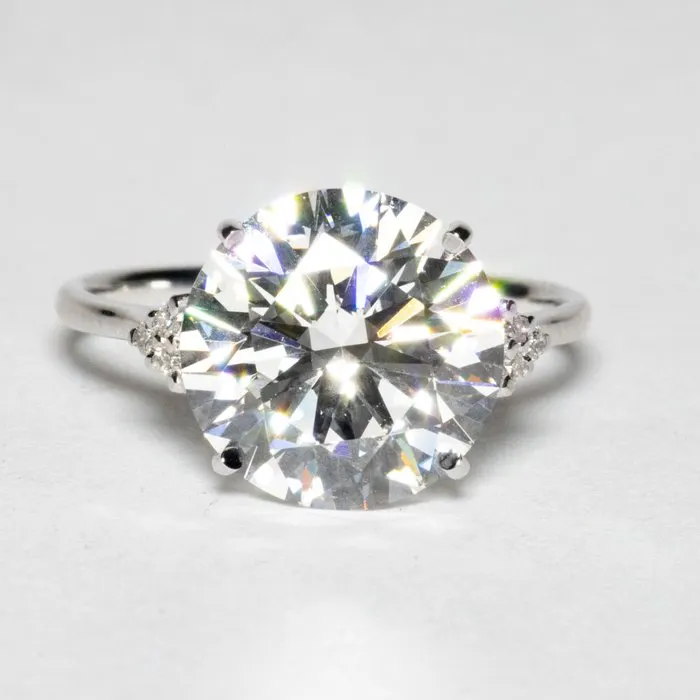 No reserve price - Engagement ring - 18 kt