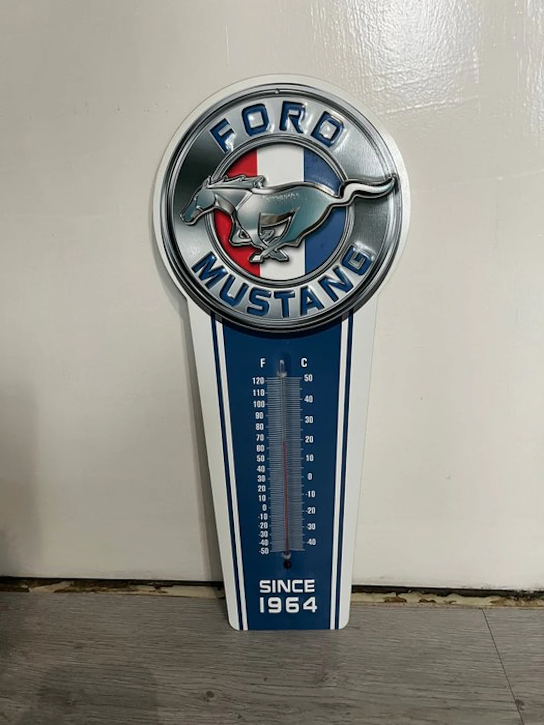 Ford - Thermometer - Metal - Ford Mustang Thermometer.