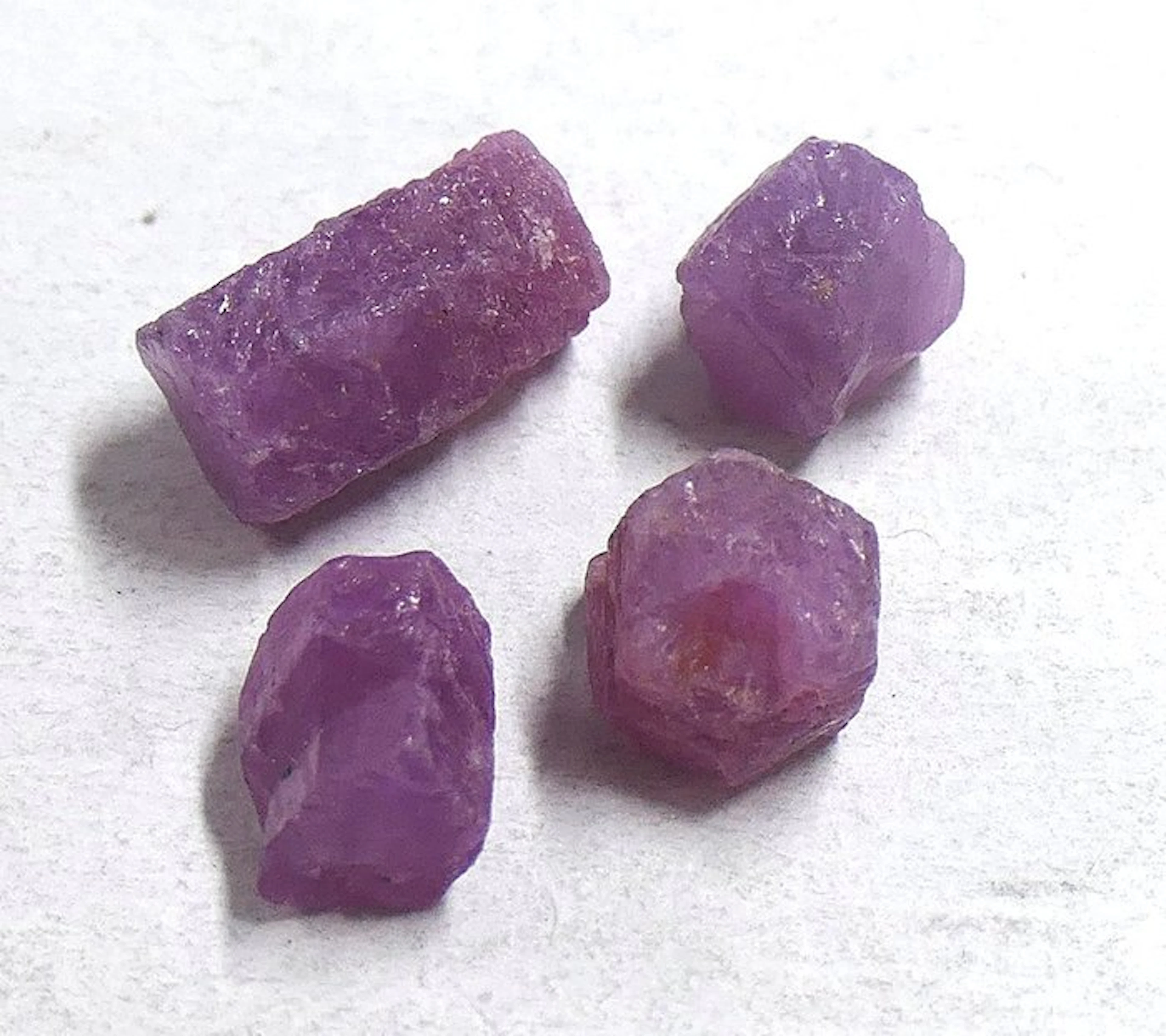 100% natural ruby crystals Cabochon- 3.04 g - (4)