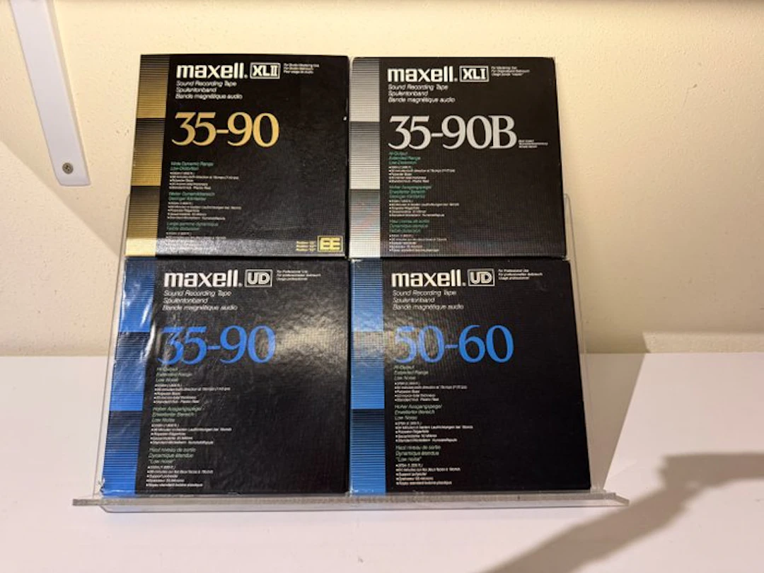 Maxell - XLII & UD / 7-Inch Plastic Reels In OG Library...