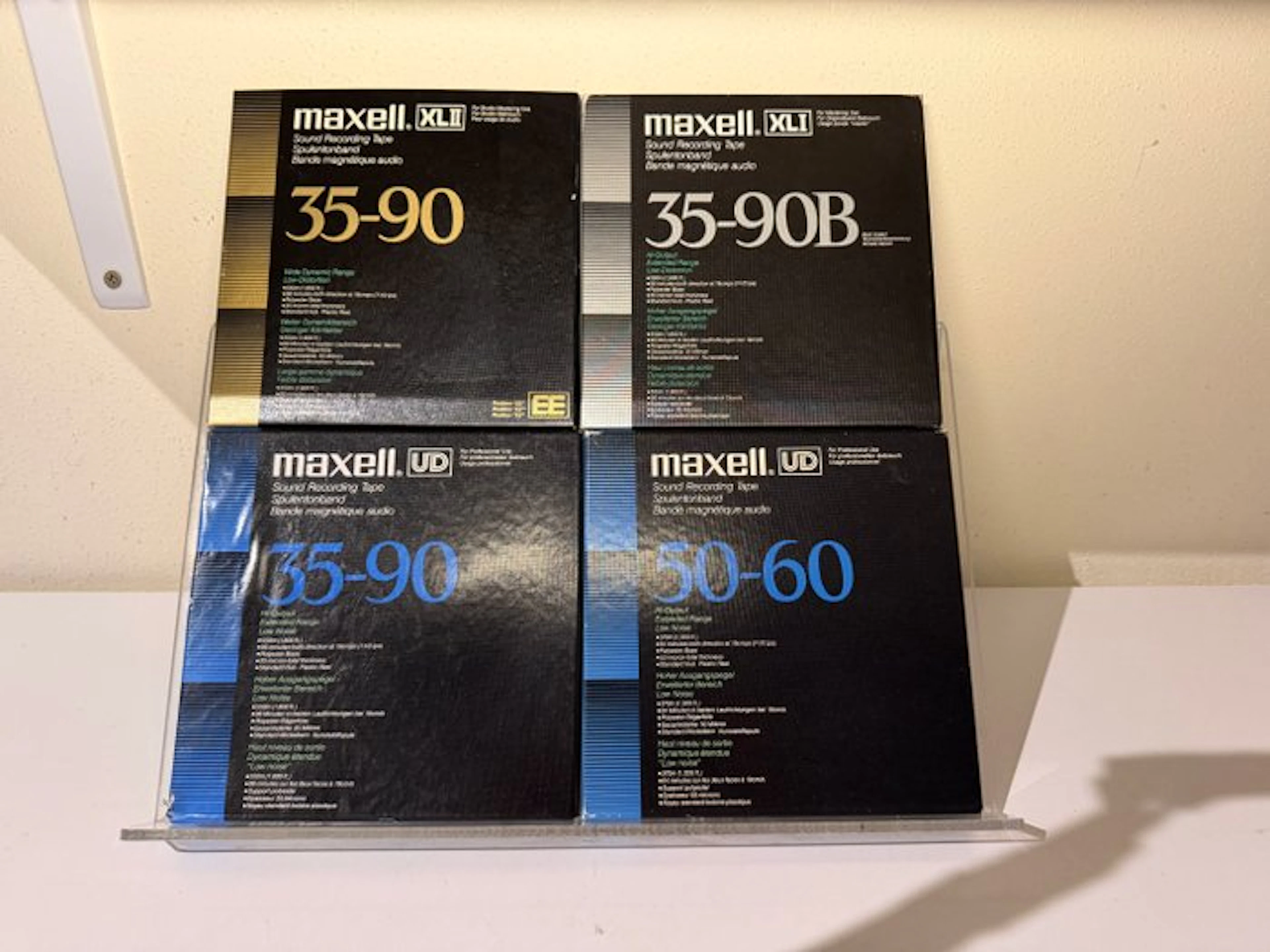 Maxell - XLII & UD / 7-Inch Plastic Reels In OG Library...