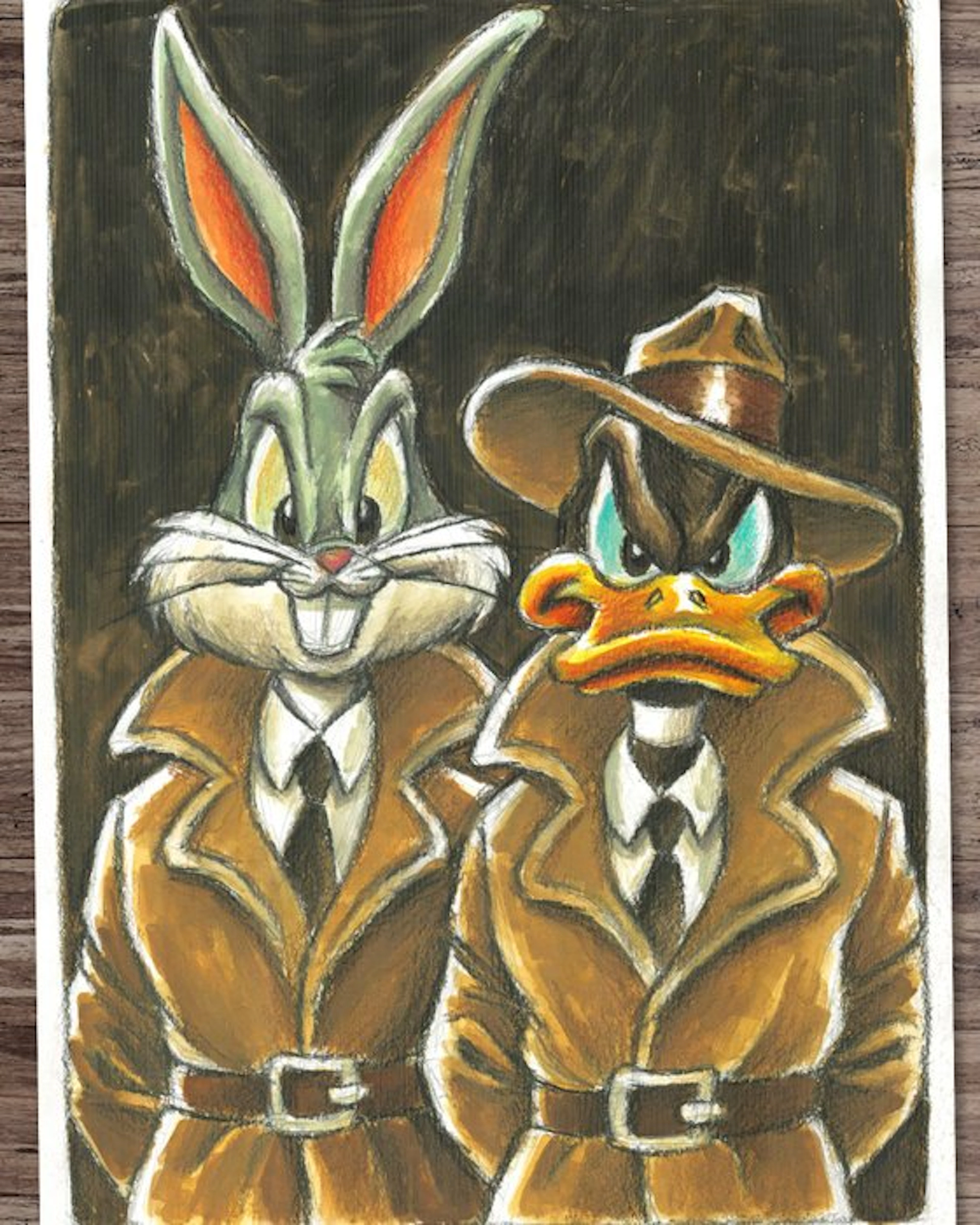 Vizcarra Bugs Bunny & Daffy Duck Private Investigators...