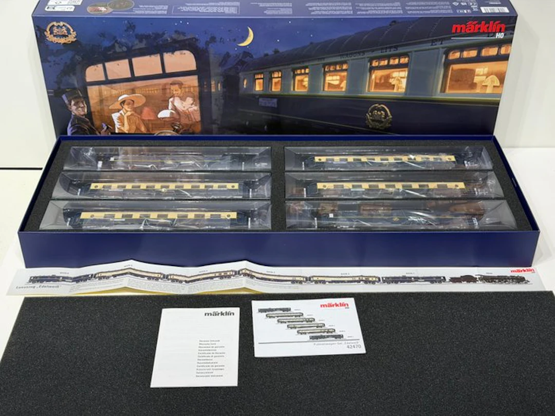 Märklin H0 - 42470 - Model train passenger carriage set...