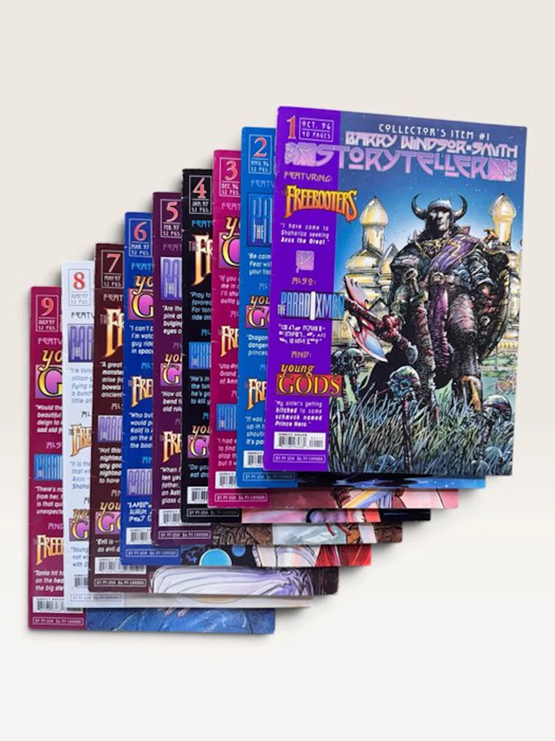 Barry Windsor-Smith Storyteller 1-9 - First Printings...