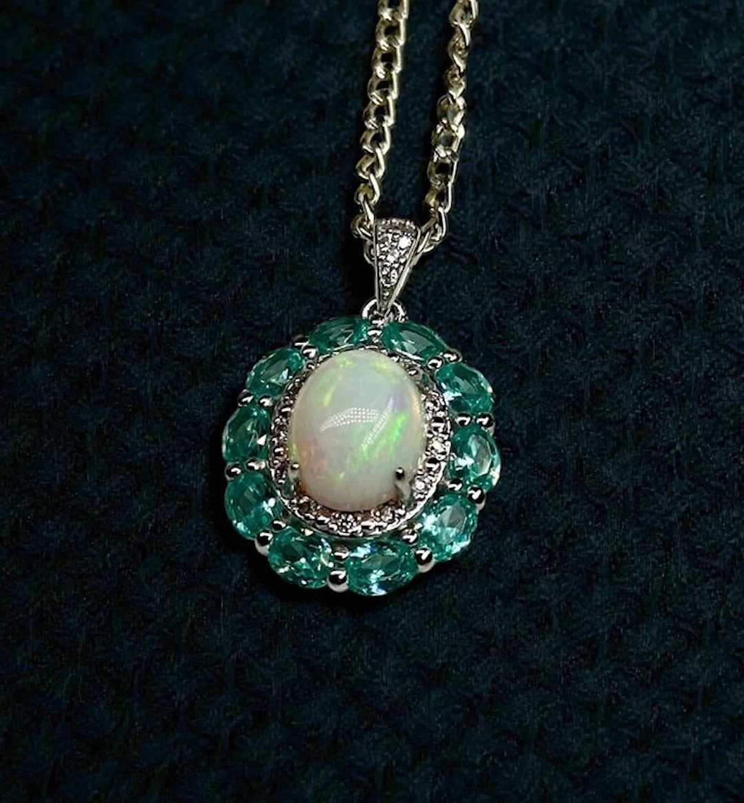 No reserve price - Necklace 925 Sterling Silver Pendant...