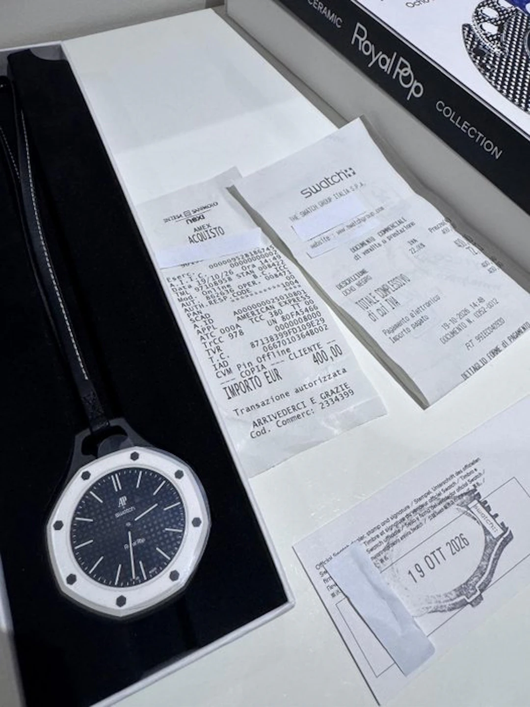 Swatch Royal Pop - Swatch × Audemars Piguet OCHO NEGRO...